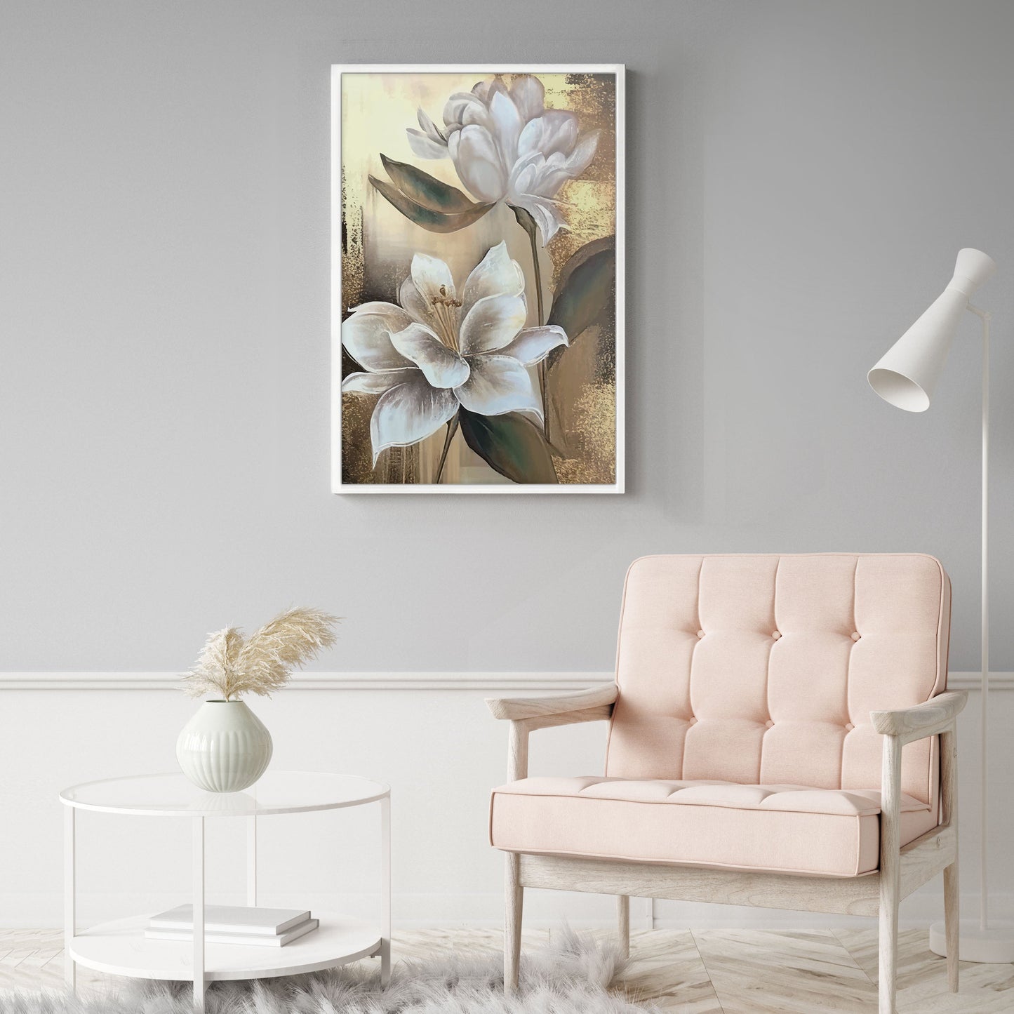 Ethan Taylor 'White Magnolias' Framed Art Print