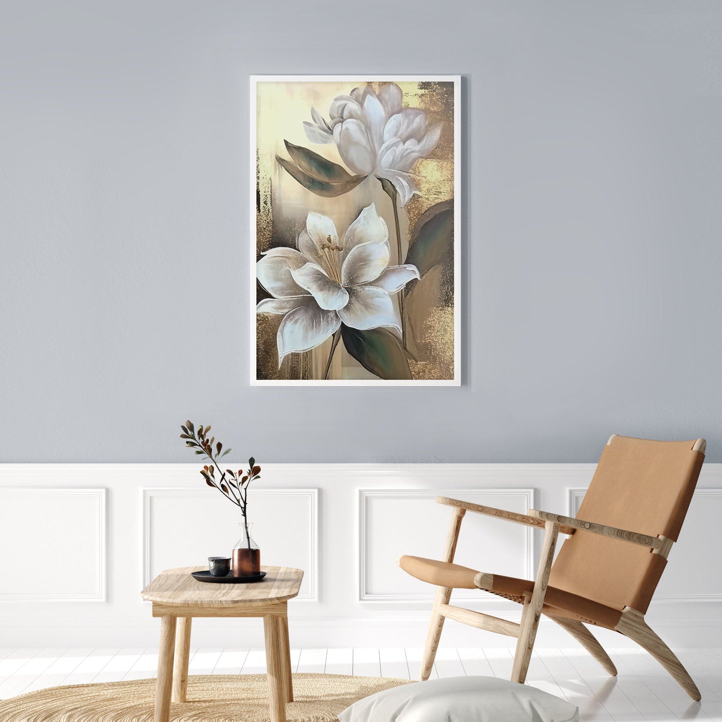 Ethan Taylor 'White Magnolias' Framed Art Print