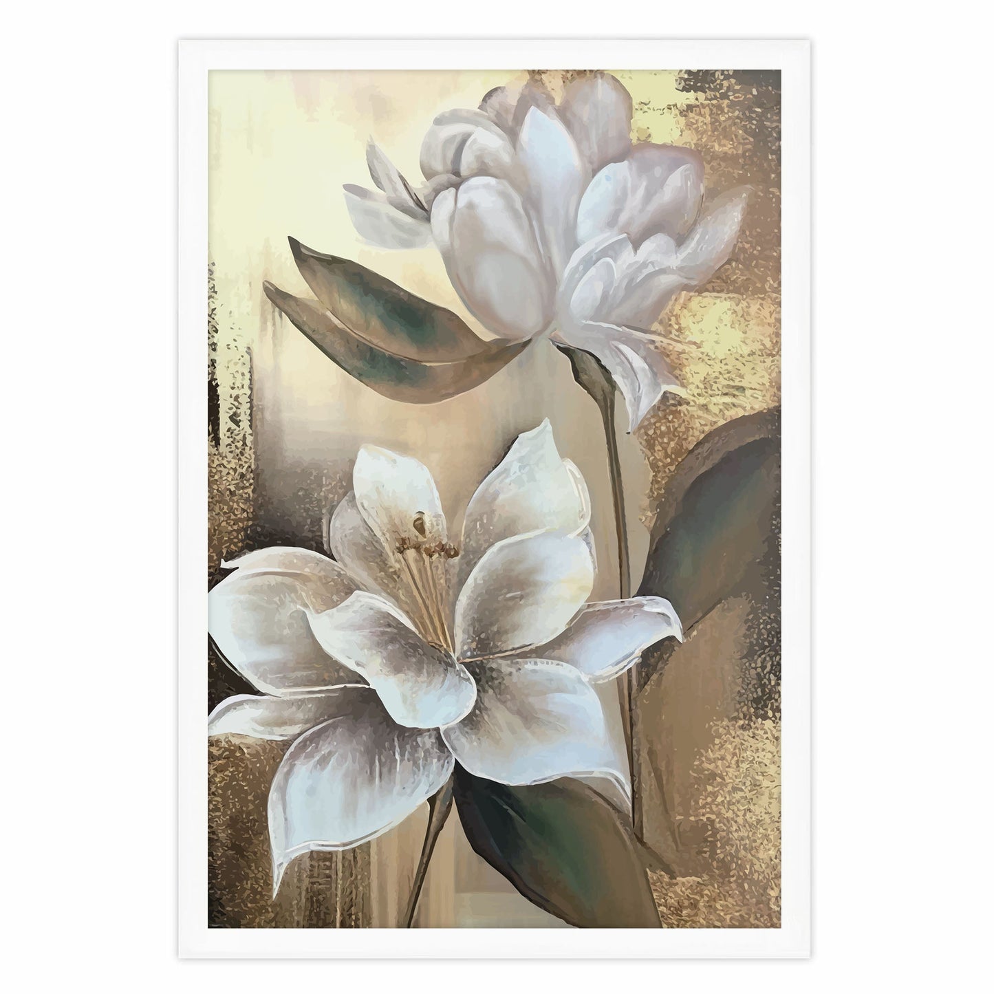 Ethan Taylor 'White Magnolias' Framed Art Print