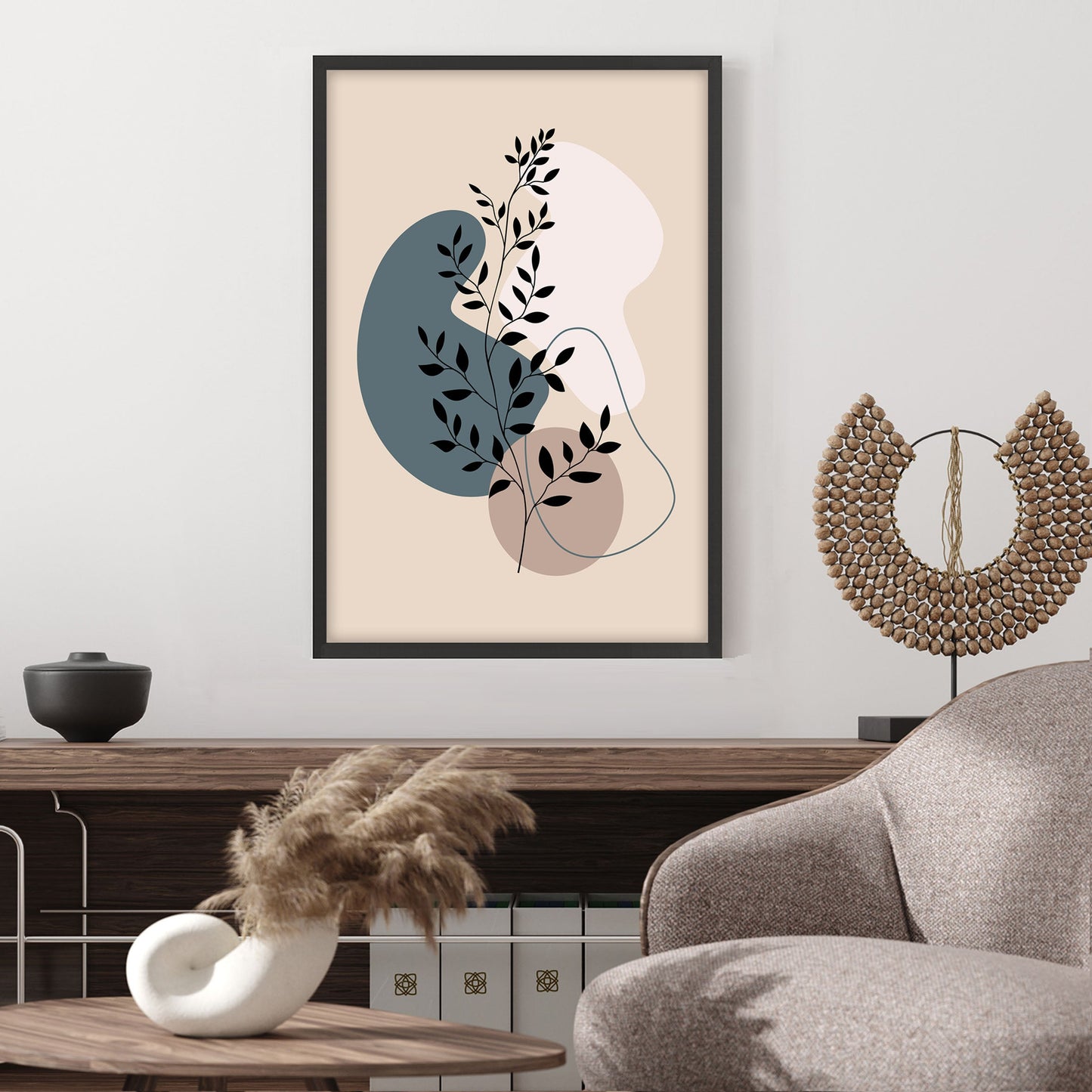 Ethan Taylor 'Beige Bohemian' Framed Art Print