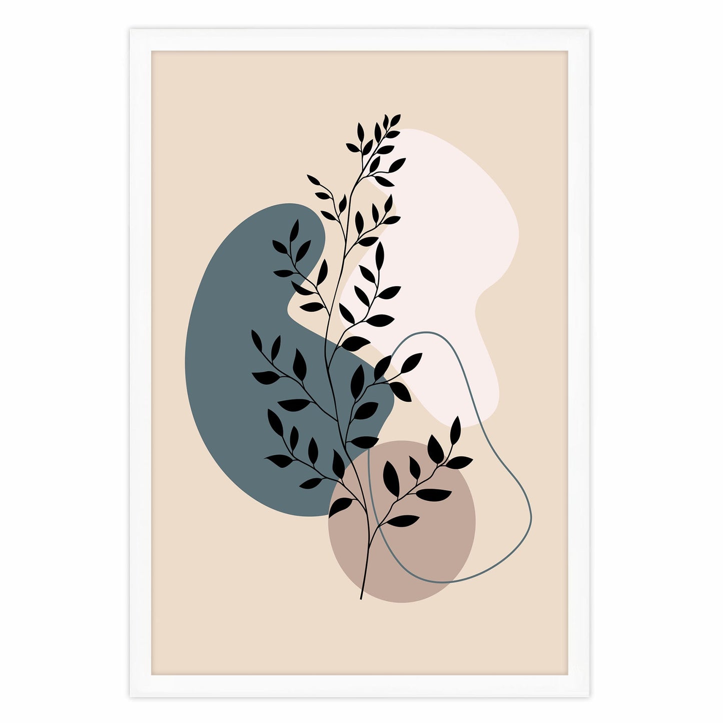 Ethan Taylor 'Beige Bohemian' Framed Art Print