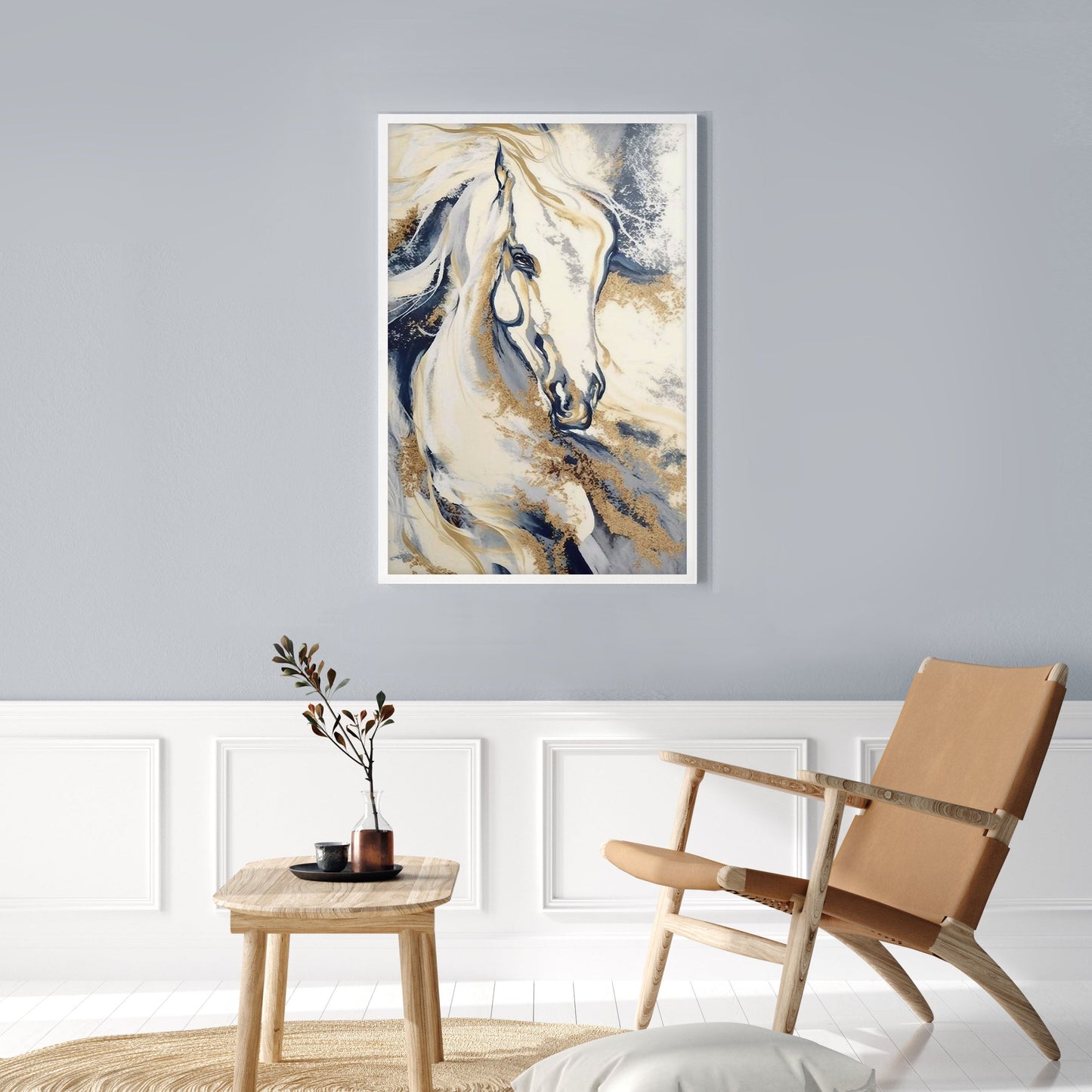 Ethan Taylor 'Gold Equestrian' Framed Art Print