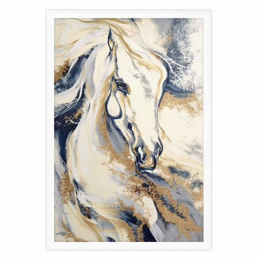 Ethan Taylor 'Gold Equestrian' Framed Art Print