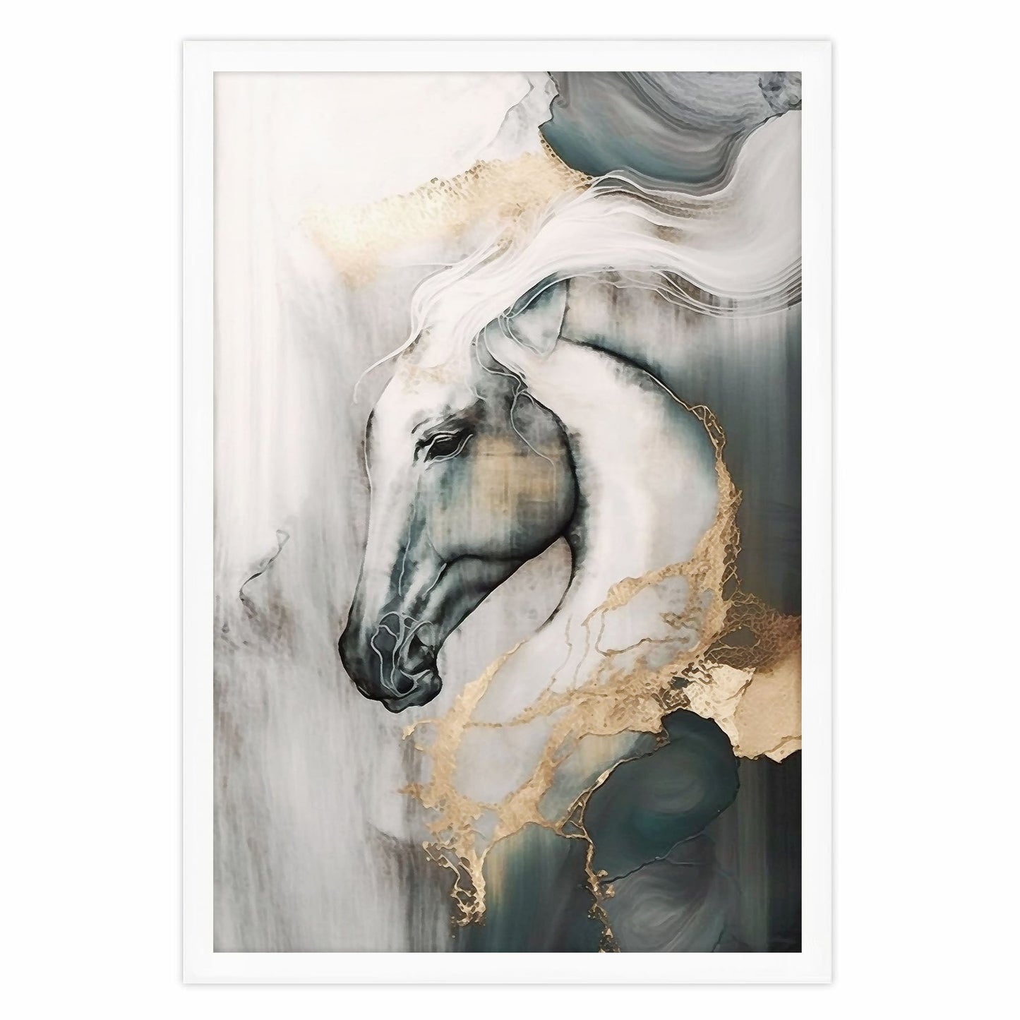 Ethan Taylor 'Golden Equestrian' Framed Art Print