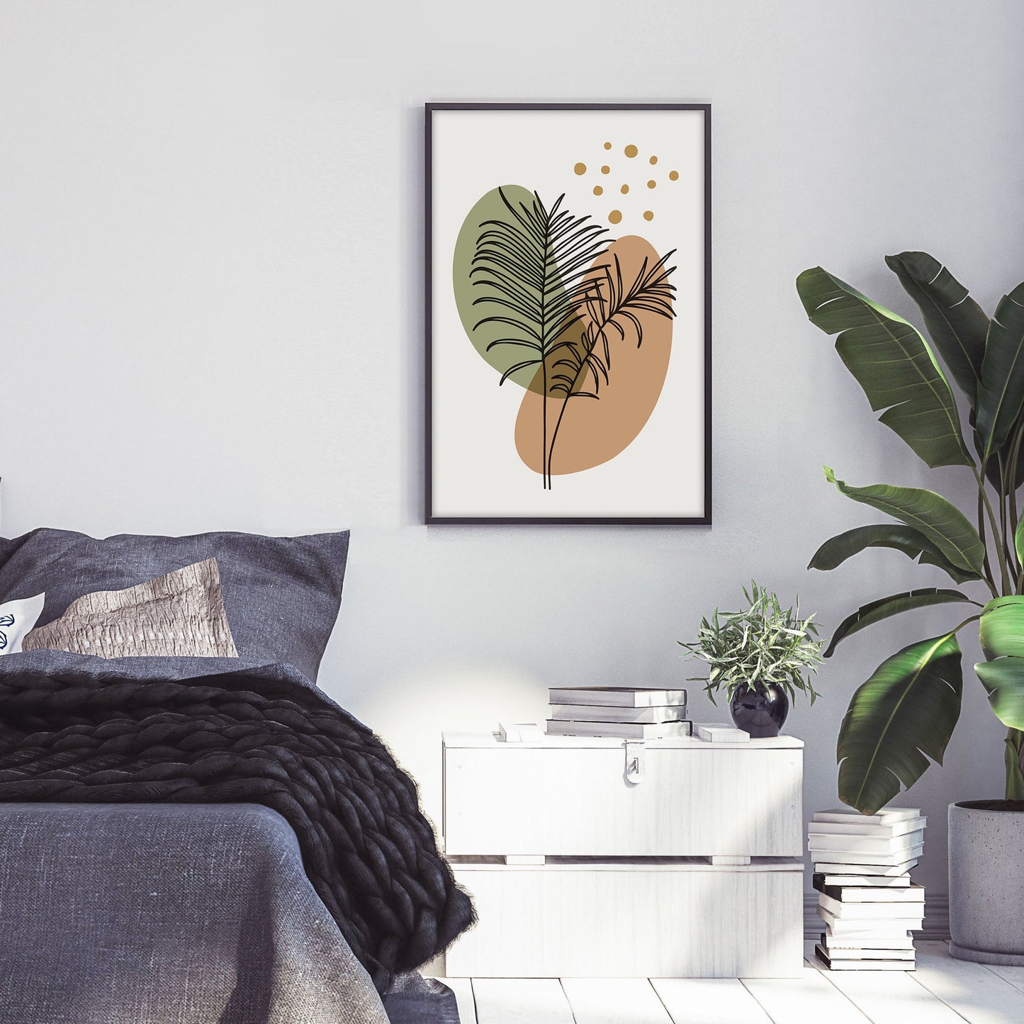 Ethan Taylor 'Palm Leaf I' Framed Art Print