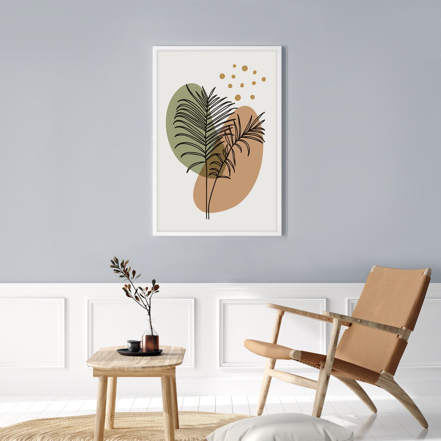 Ethan Taylor 'Palm Leaf I' Framed Art Print