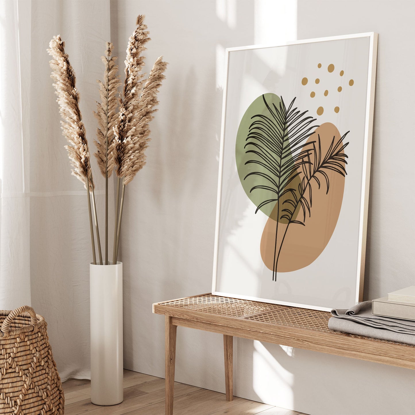 Ethan Taylor 'Palm Leaf I' Framed Art Print