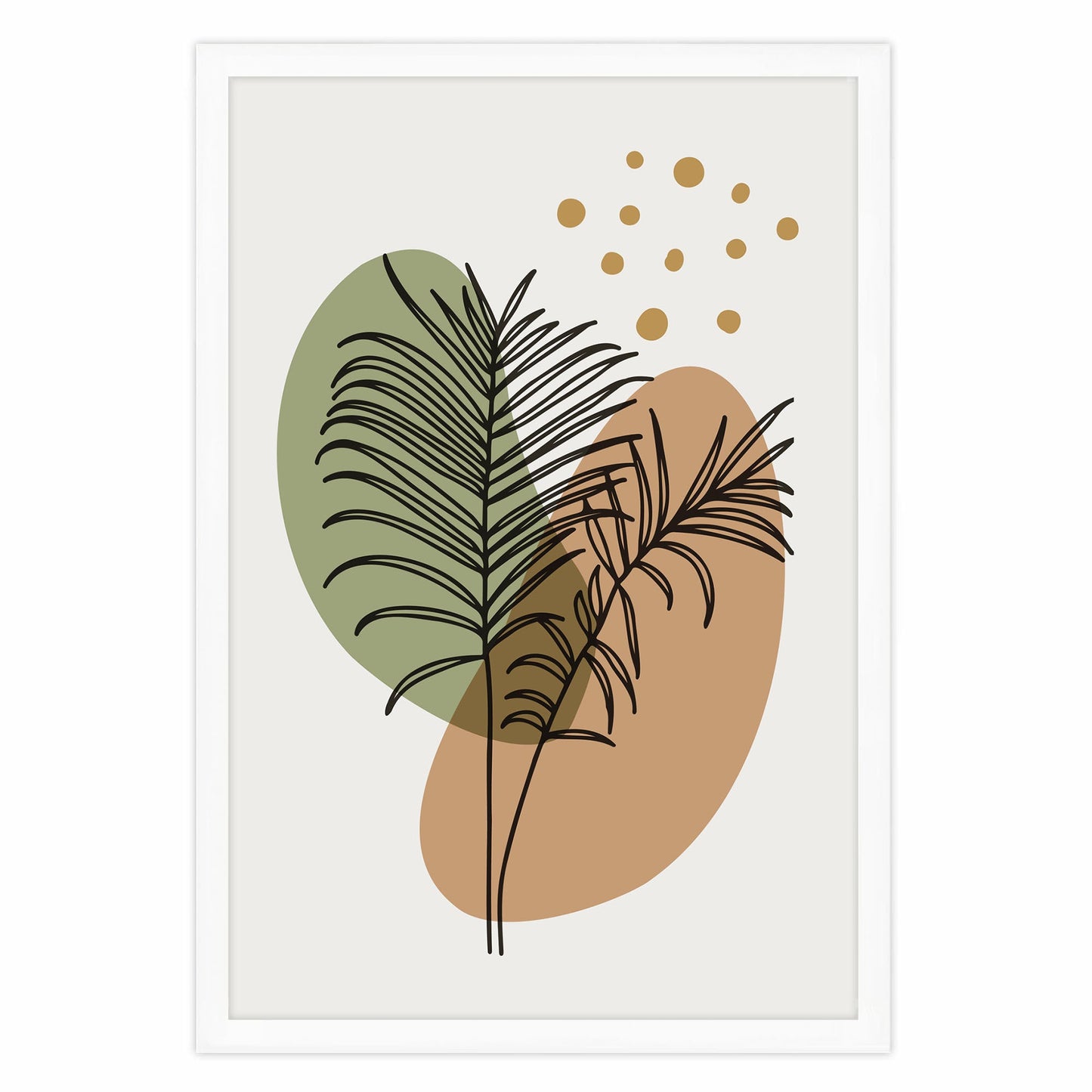 Ethan Taylor 'Palm Leaf I' Framed Art Print