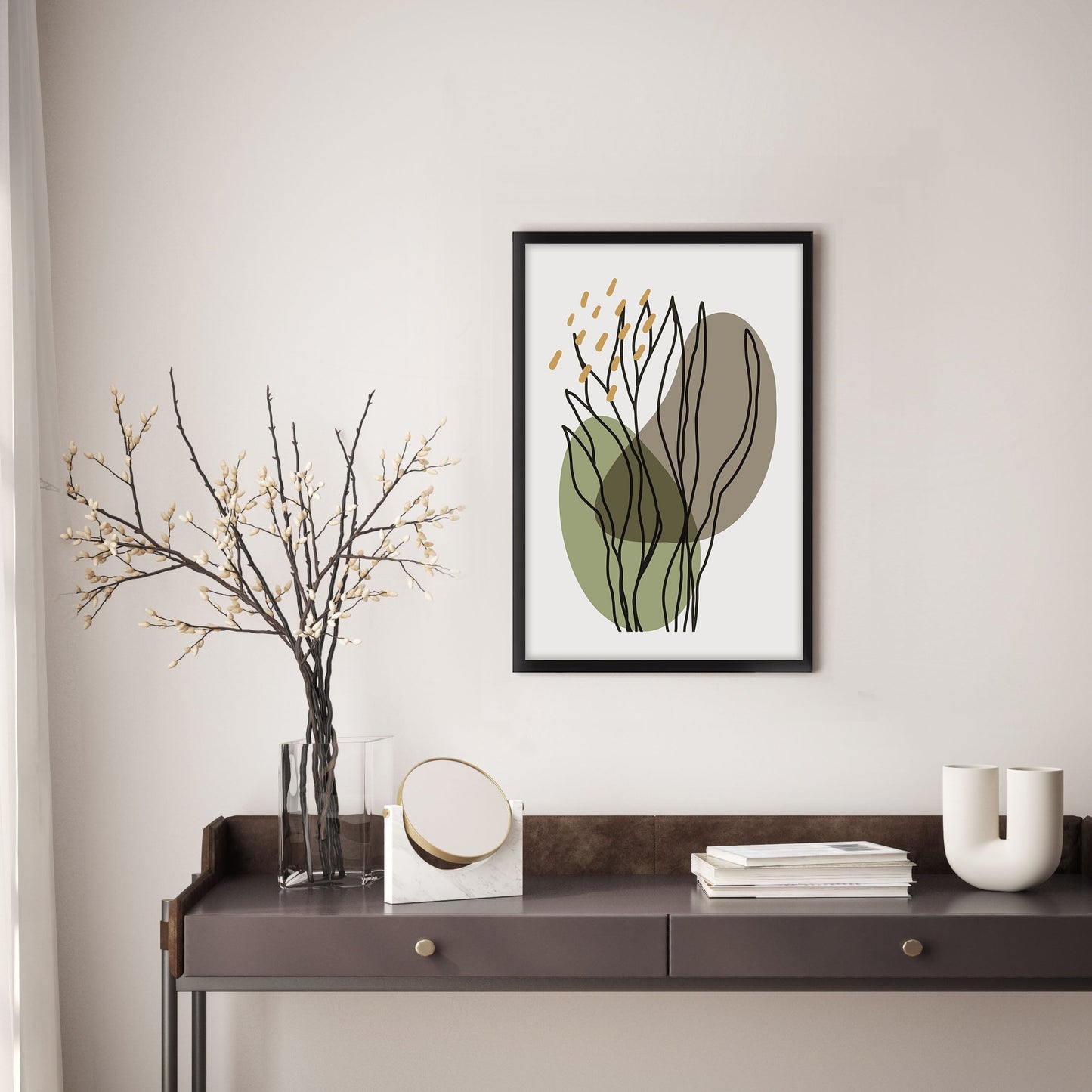 Ethan Taylor 'Marine Botanical' Framed Art Print