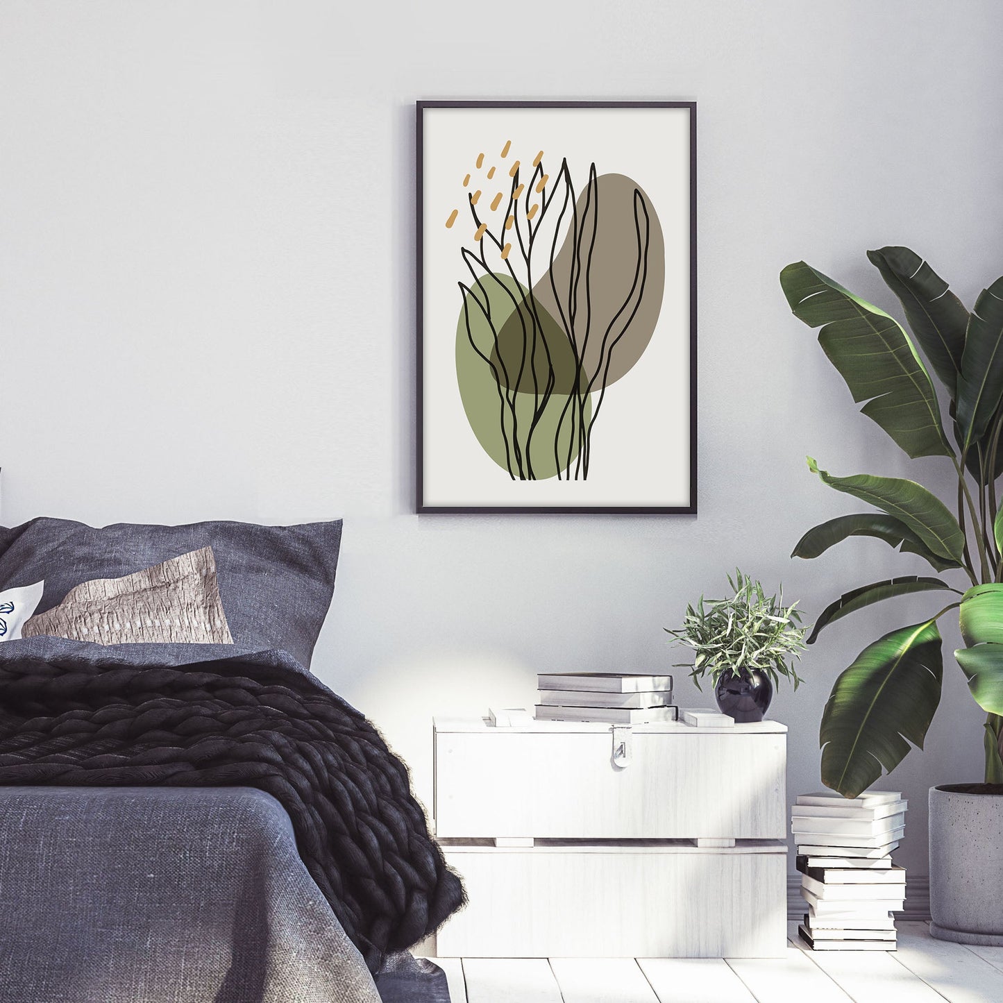 Ethan Taylor 'Marine Botanical' Framed Art Print