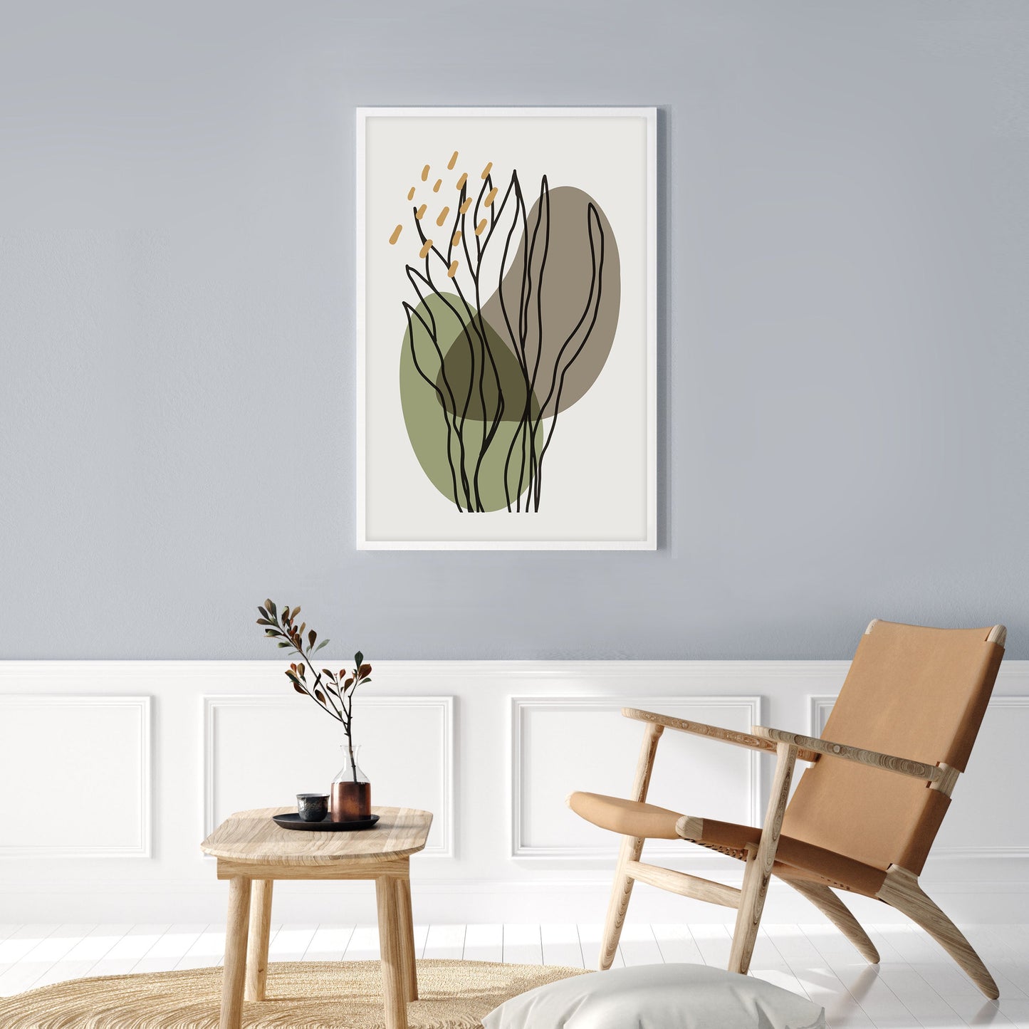 Ethan Taylor 'Marine Botanical' Framed Art Print