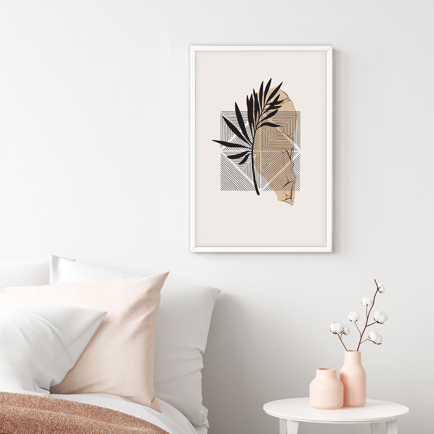 Ethan Taylor 'Modern Boho Leaf' Framed Art Print