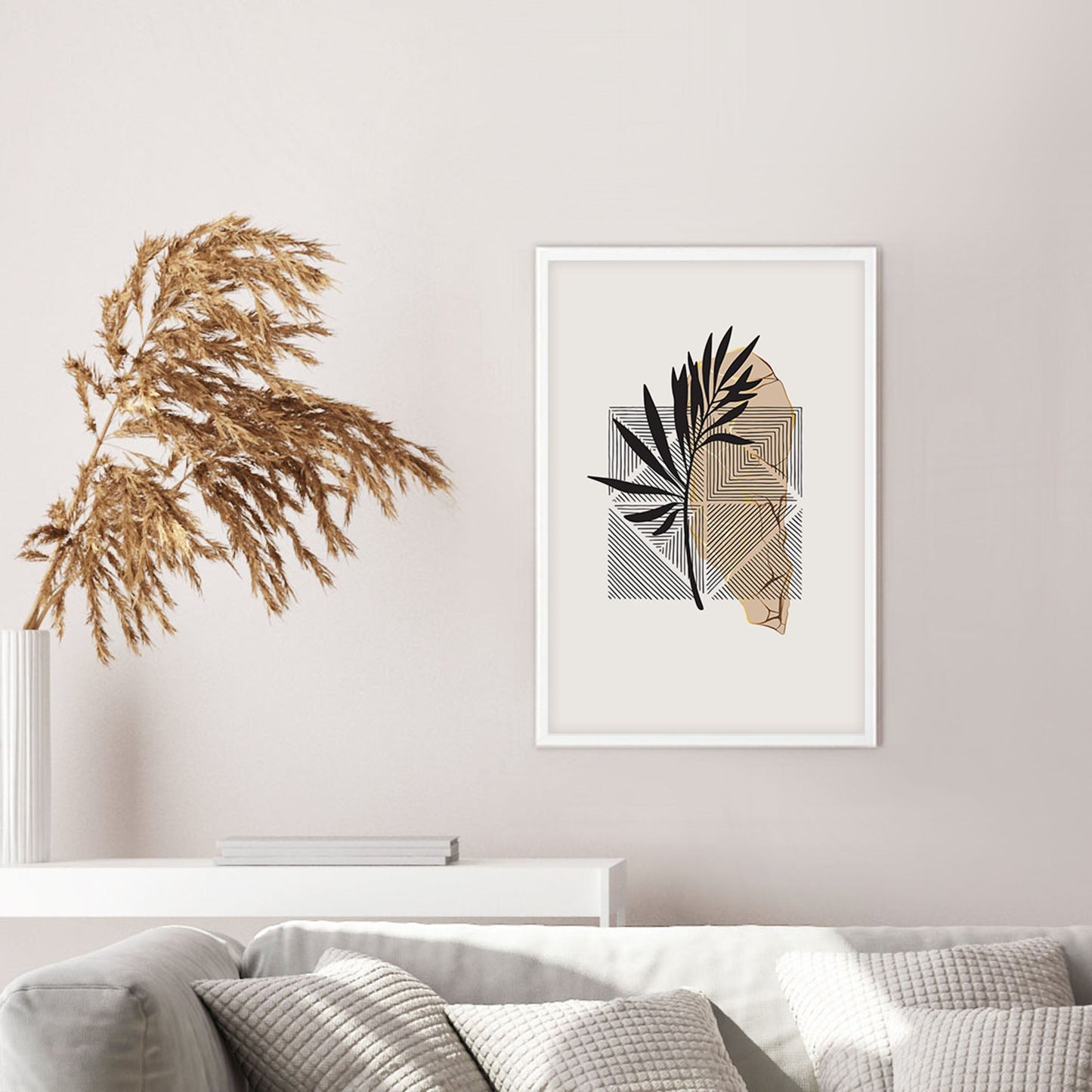 Ethan Taylor 'Modern Boho Leaf' Framed Art Print