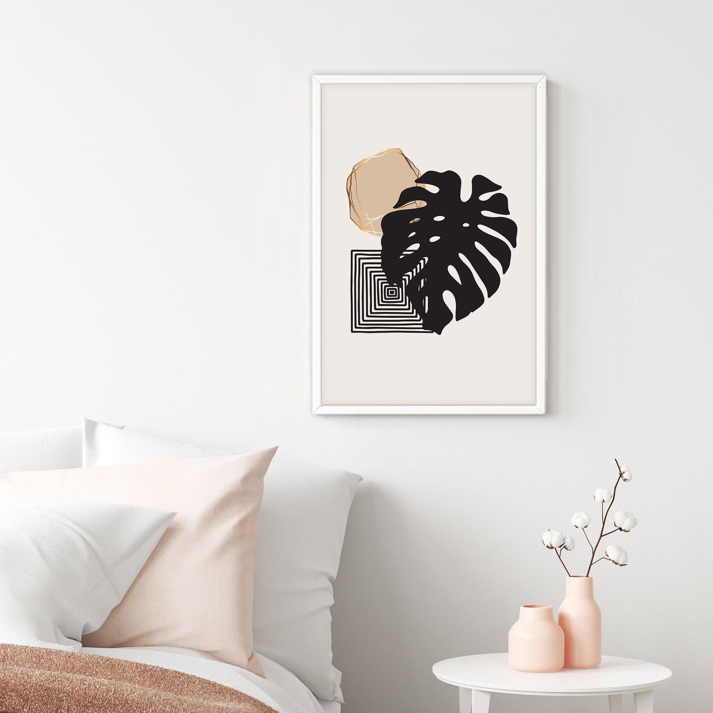 Ethan Taylor 'Monstera Leaf Dream' Framed Art Print