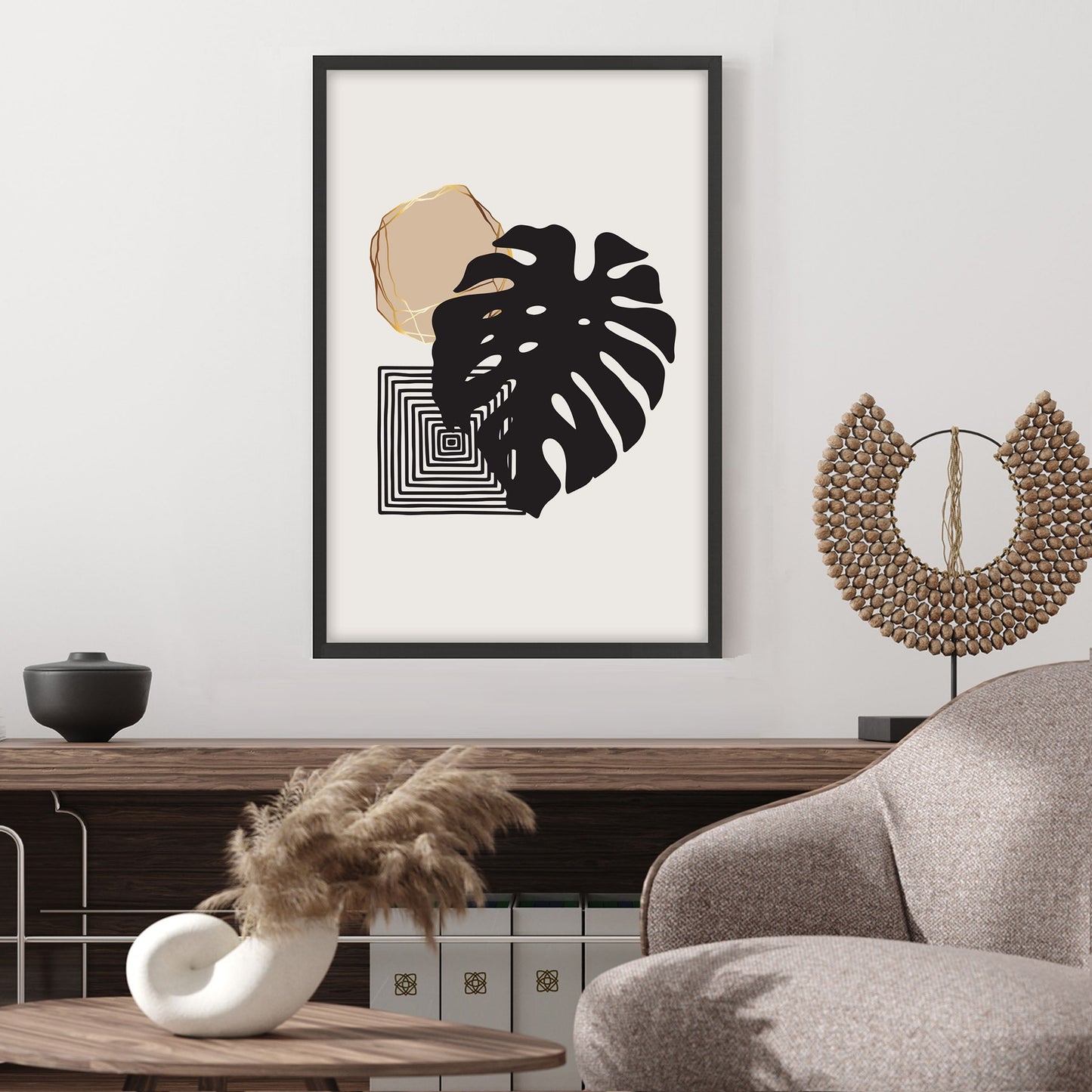 Ethan Taylor 'Monstera Leaf Dream' Framed Art Print