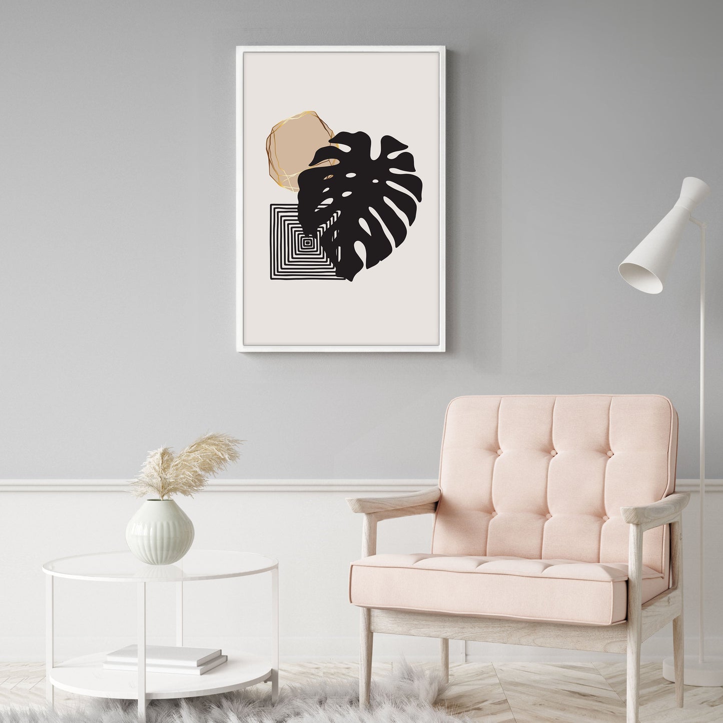 Ethan Taylor 'Monstera Leaf Dream' Framed Art Print