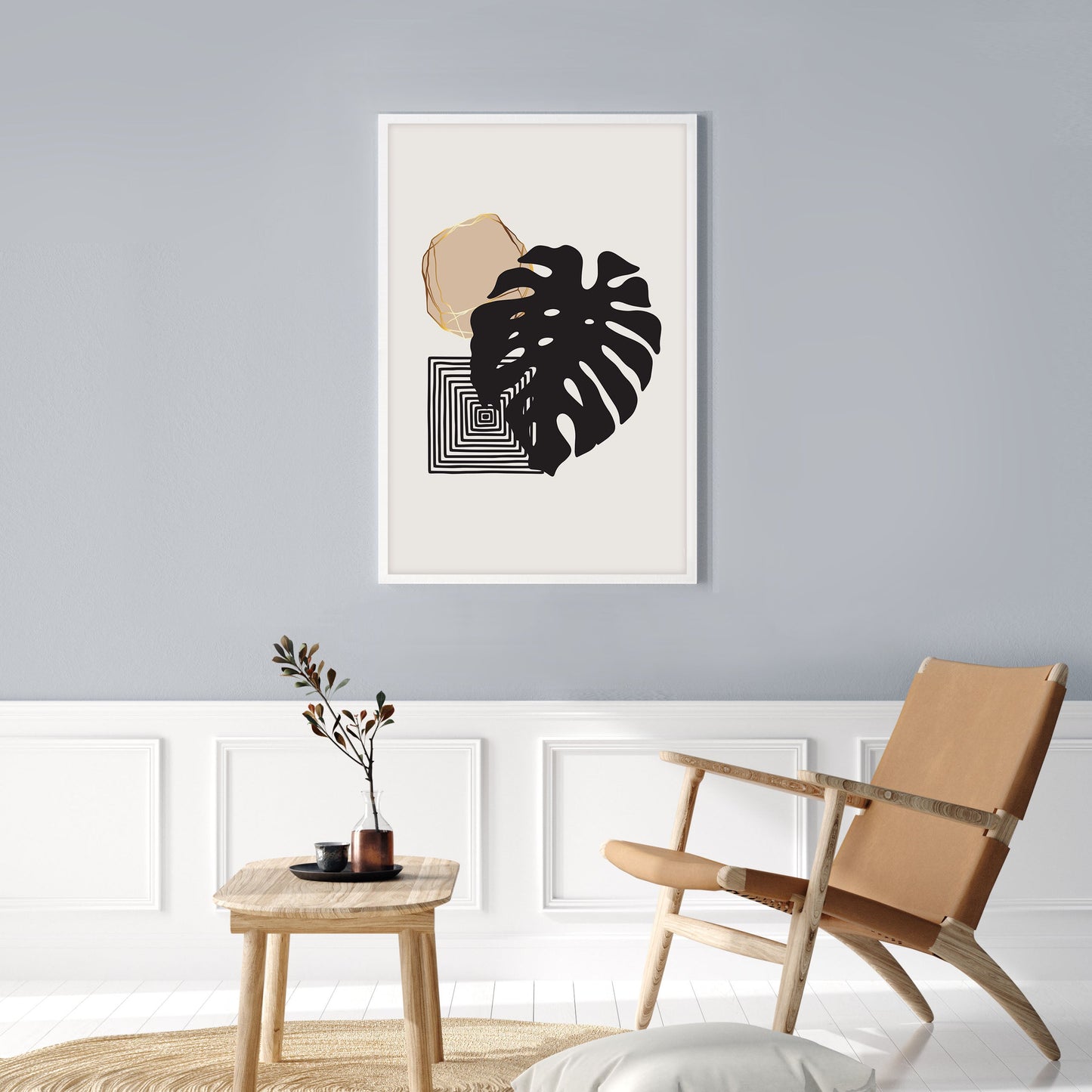 Ethan Taylor 'Monstera Leaf Dream' Framed Art Print