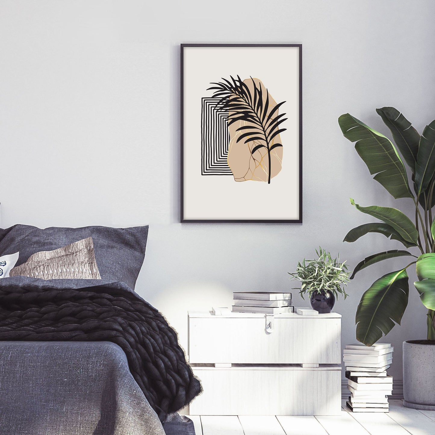 Ethan Taylor 'Dreams of Palm Leaves' Framed Art Print