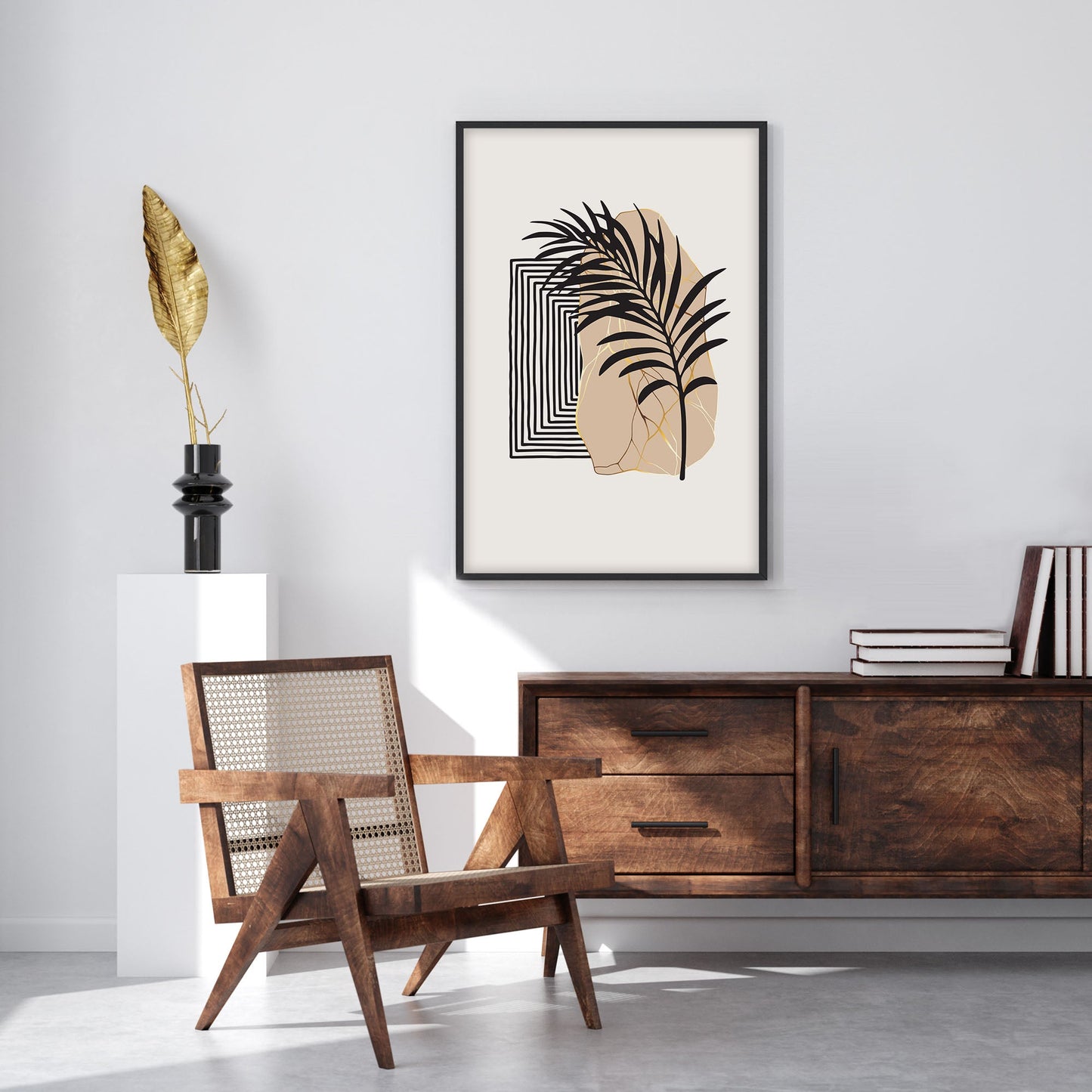 Ethan Taylor 'Dreams of Palm Leaves' Framed Art Print