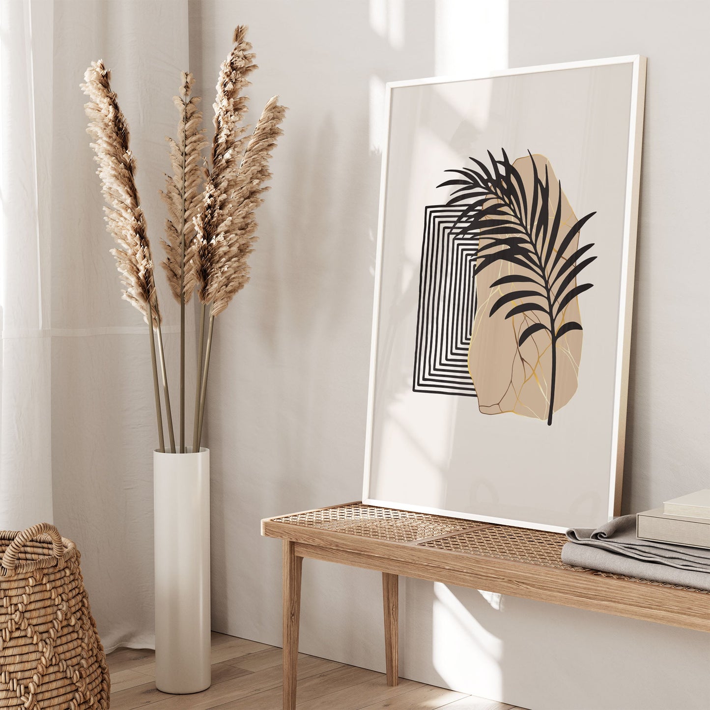 Ethan Taylor 'Dreams of Palm Leaves' Framed Art Print