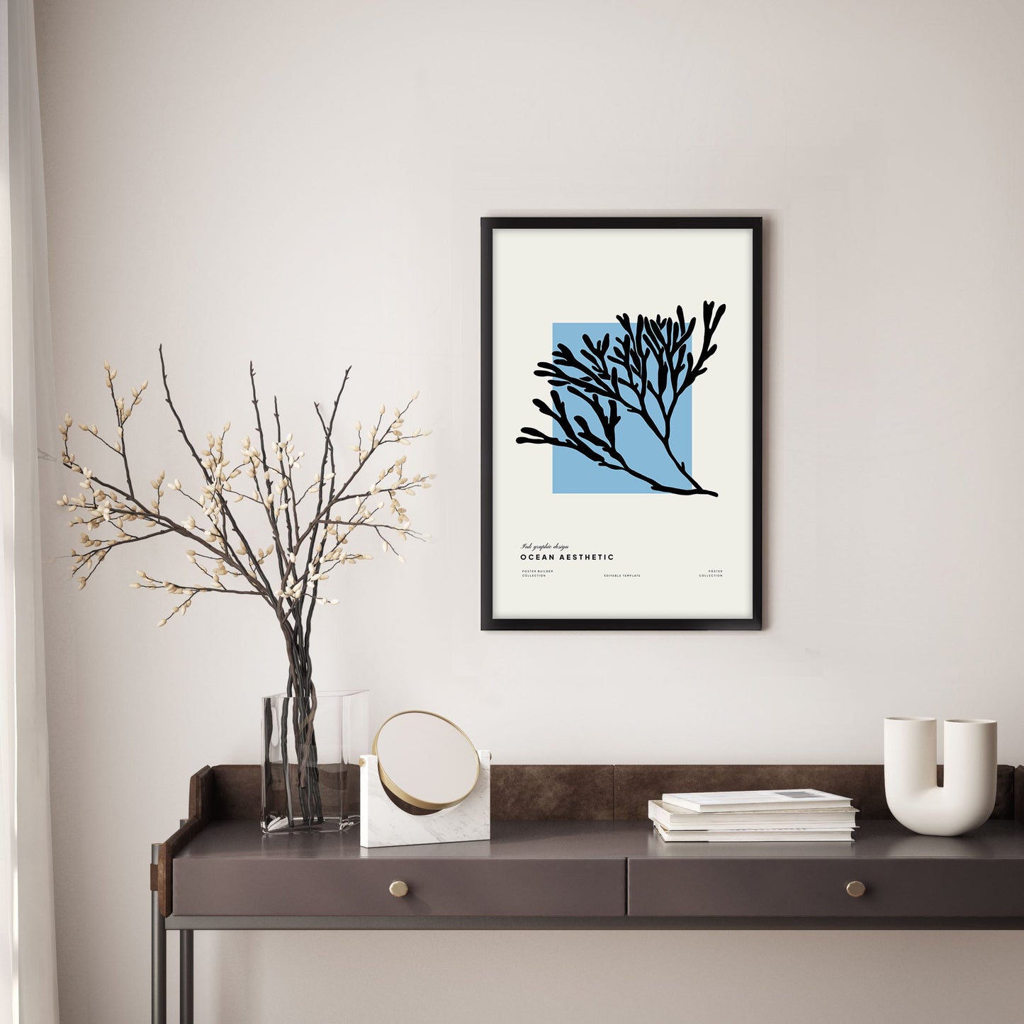 Ethan Taylor 'Marine Corals' Framed Art Print