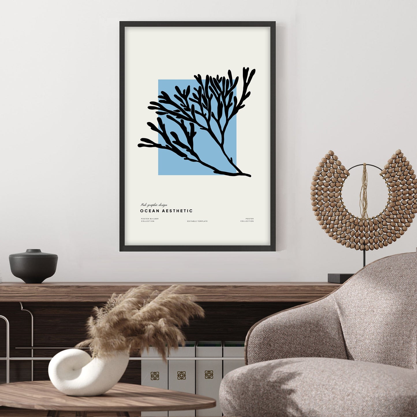 Ethan Taylor 'Marine Corals' Framed Art Print