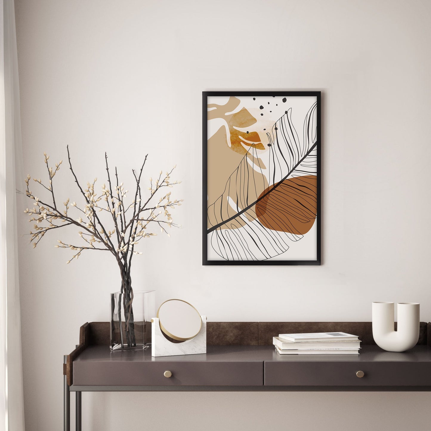 Ethan Taylor 'Fall Leaves I' Framed Art Print