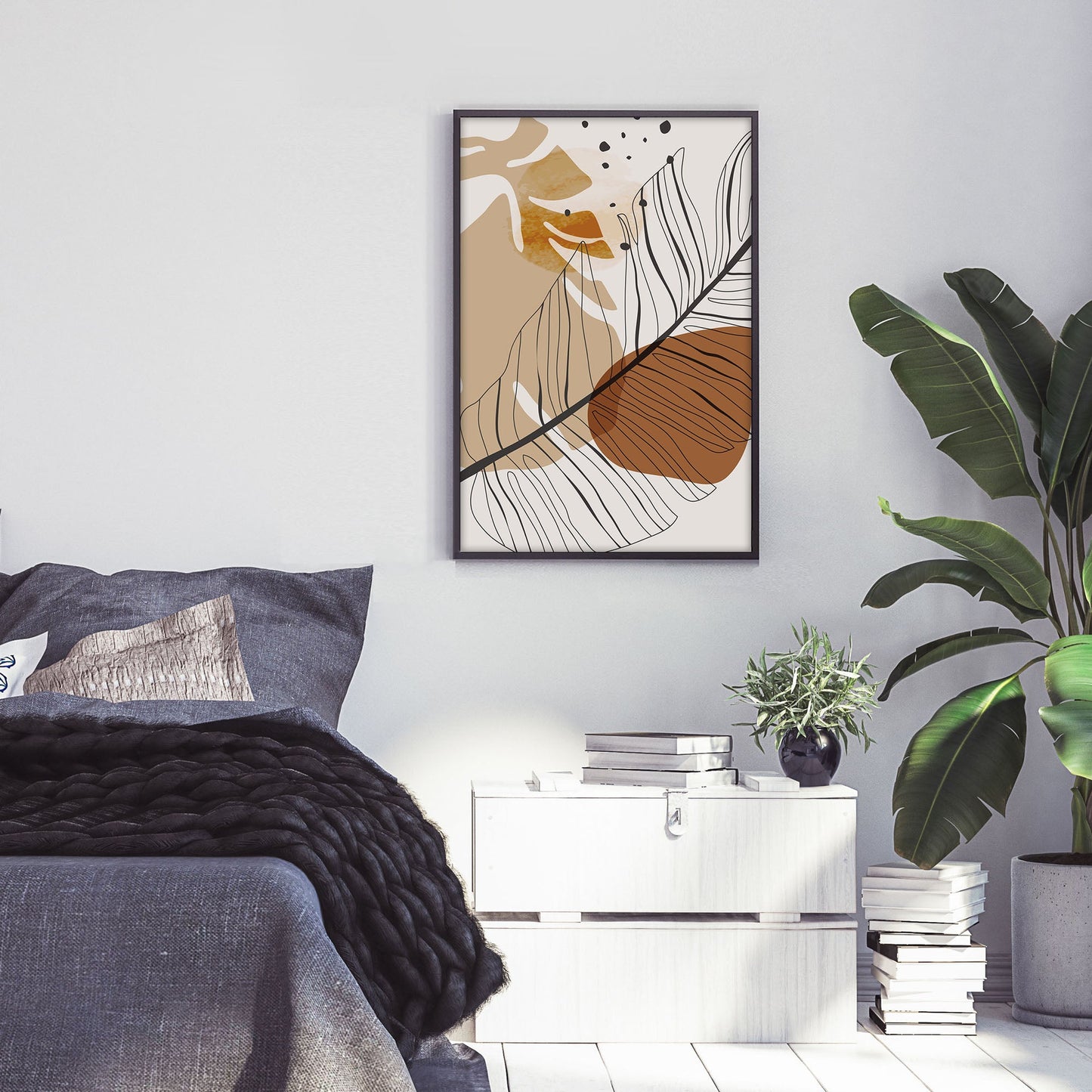 Ethan Taylor 'Fall Leaves I' Framed Art Print