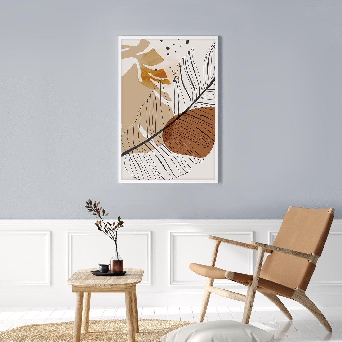 Ethan Taylor 'Fall Leaves I' Framed Art Print