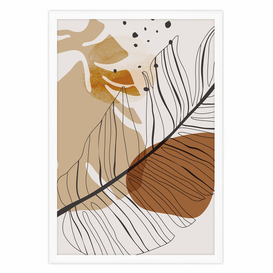 Ethan Taylor 'Fall Leaves I' Framed Art Print