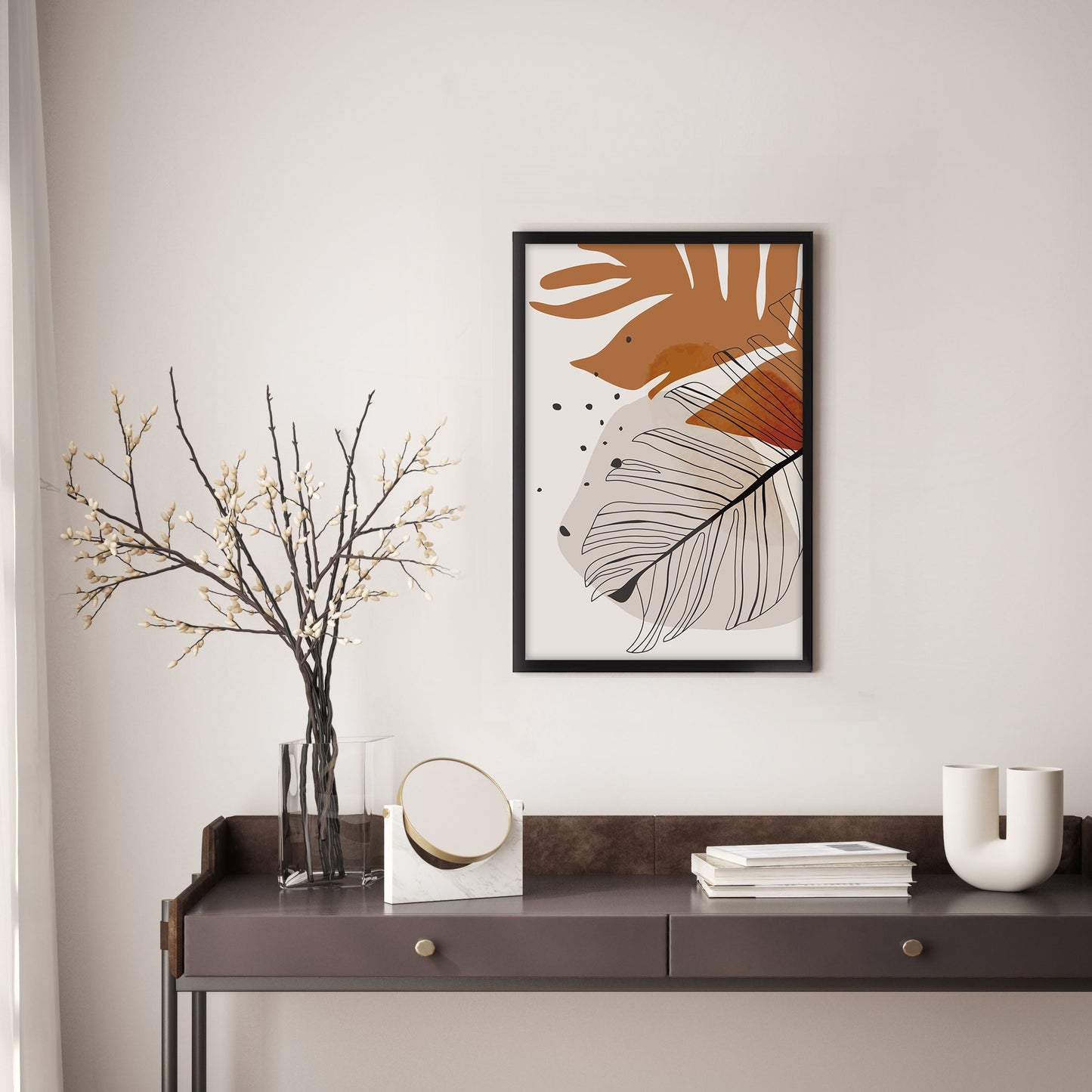 Ethan Taylor 'Fall Leaves III' Framed Art Print