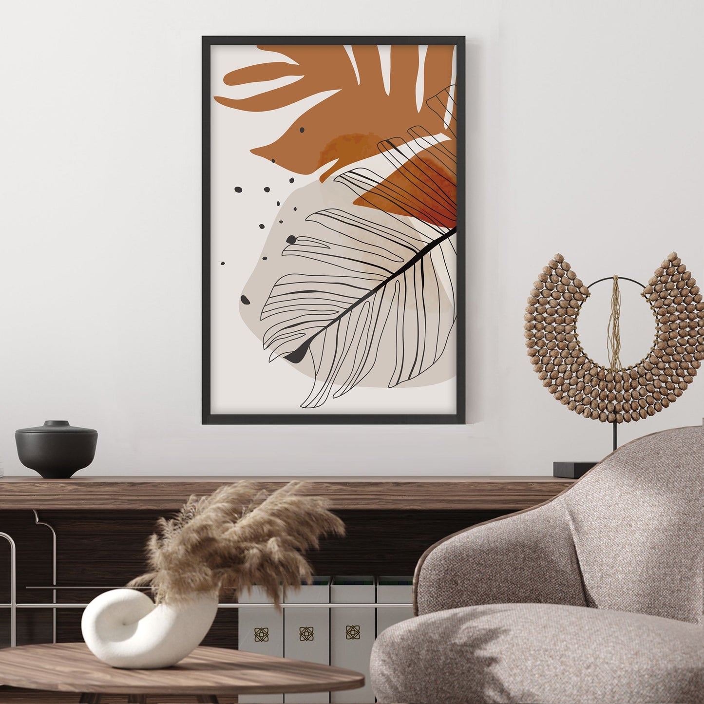 Ethan Taylor 'Fall Leaves III' Framed Art Print