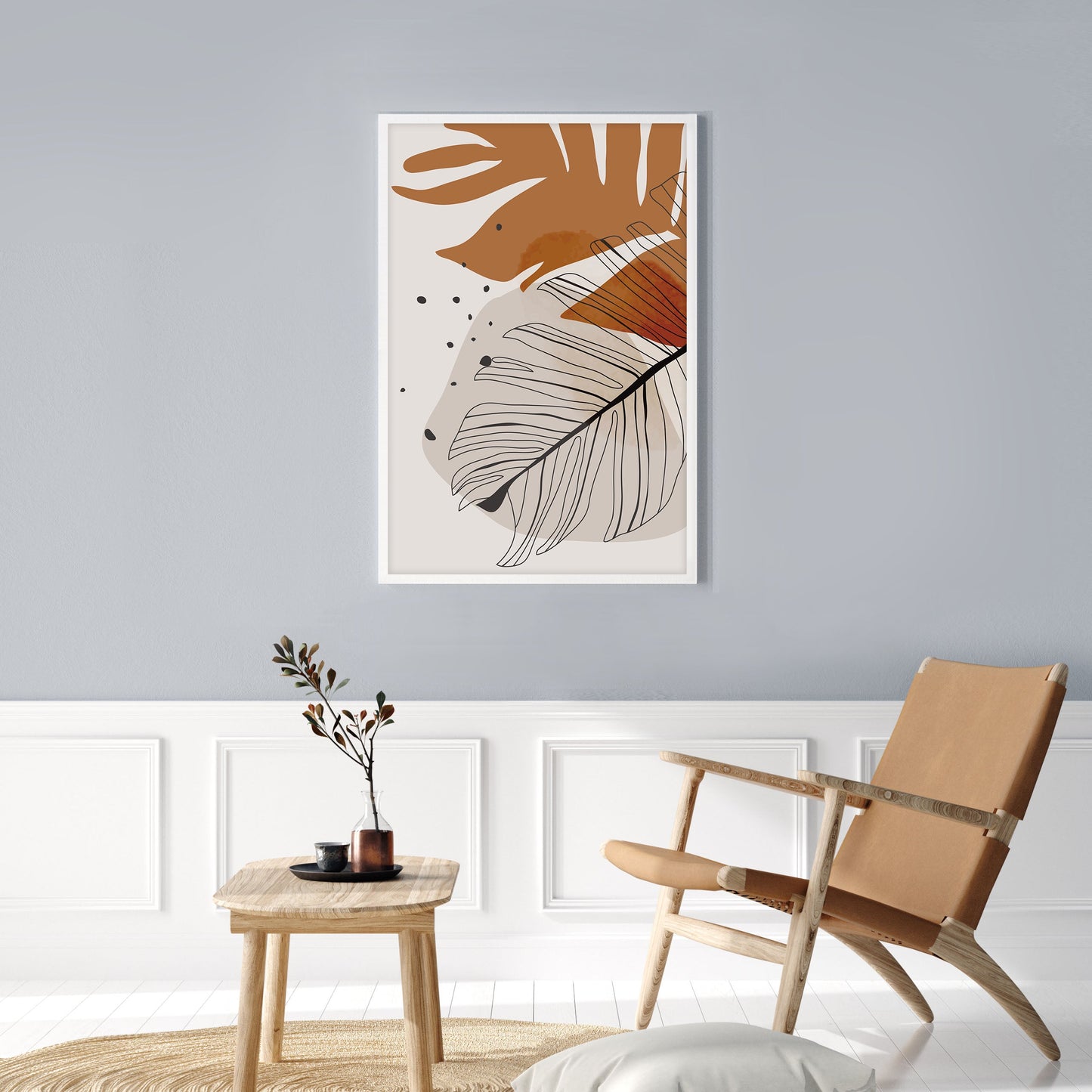 Ethan Taylor 'Fall Leaves III' Framed Art Print