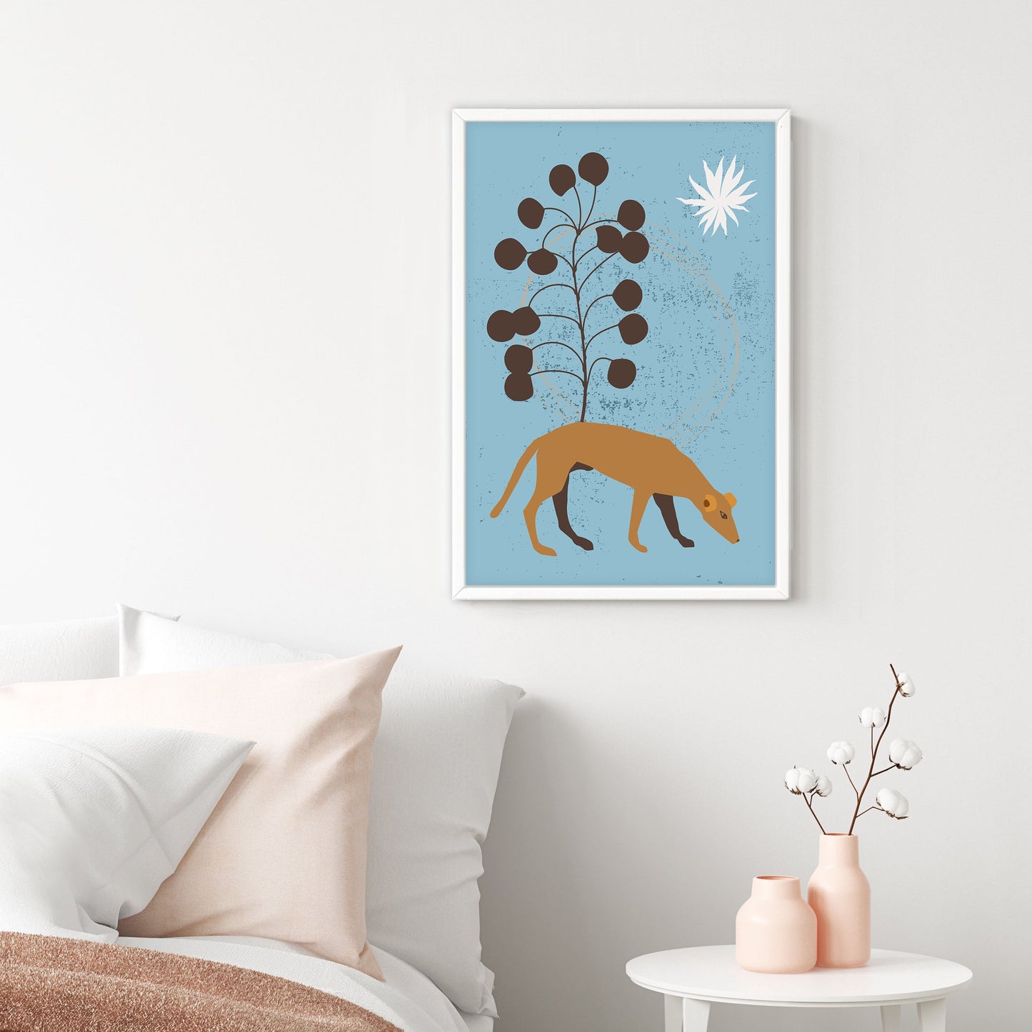 Ethan Taylor 'Boho Dog' Framed Art Print