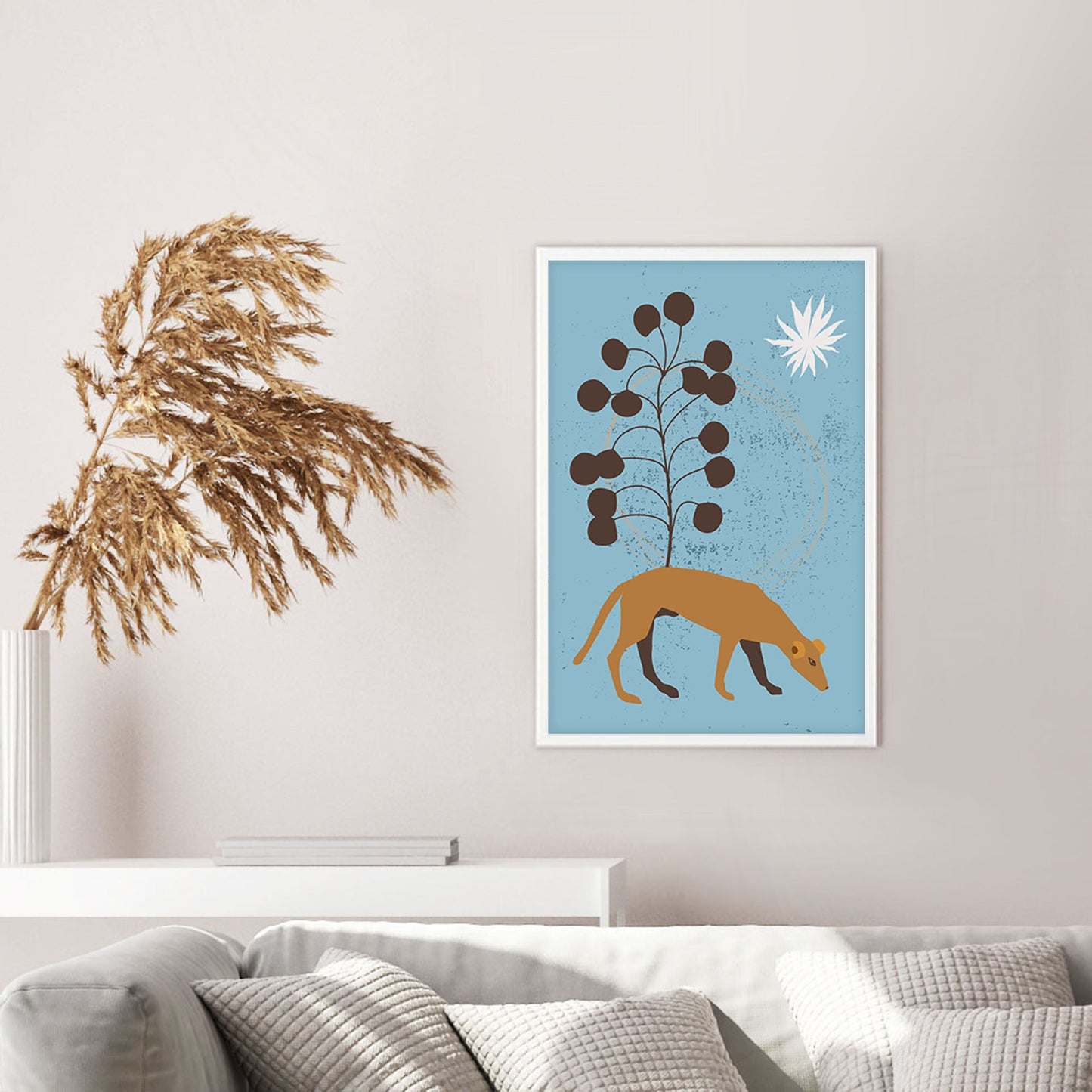 Ethan Taylor 'Boho Dog' Framed Art Print