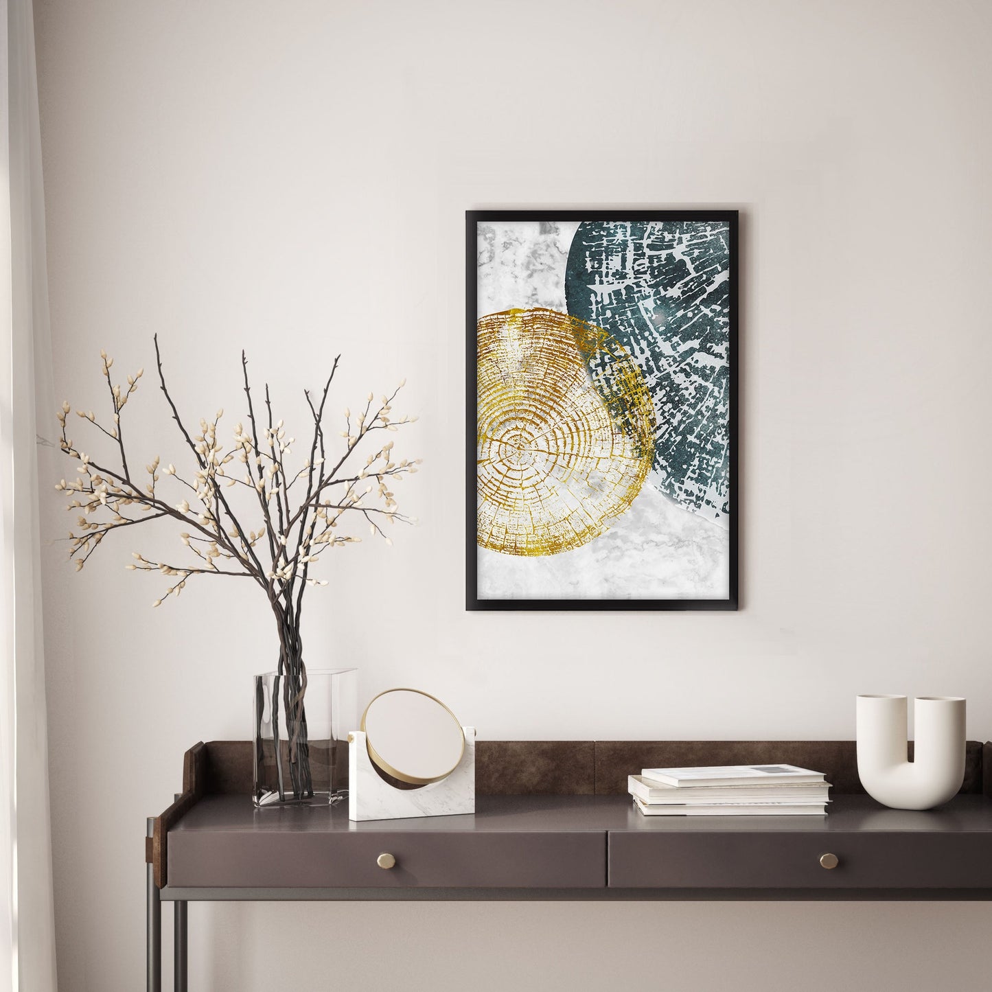 Ethan Taylor 'Tree Rings I' Framed Art Print