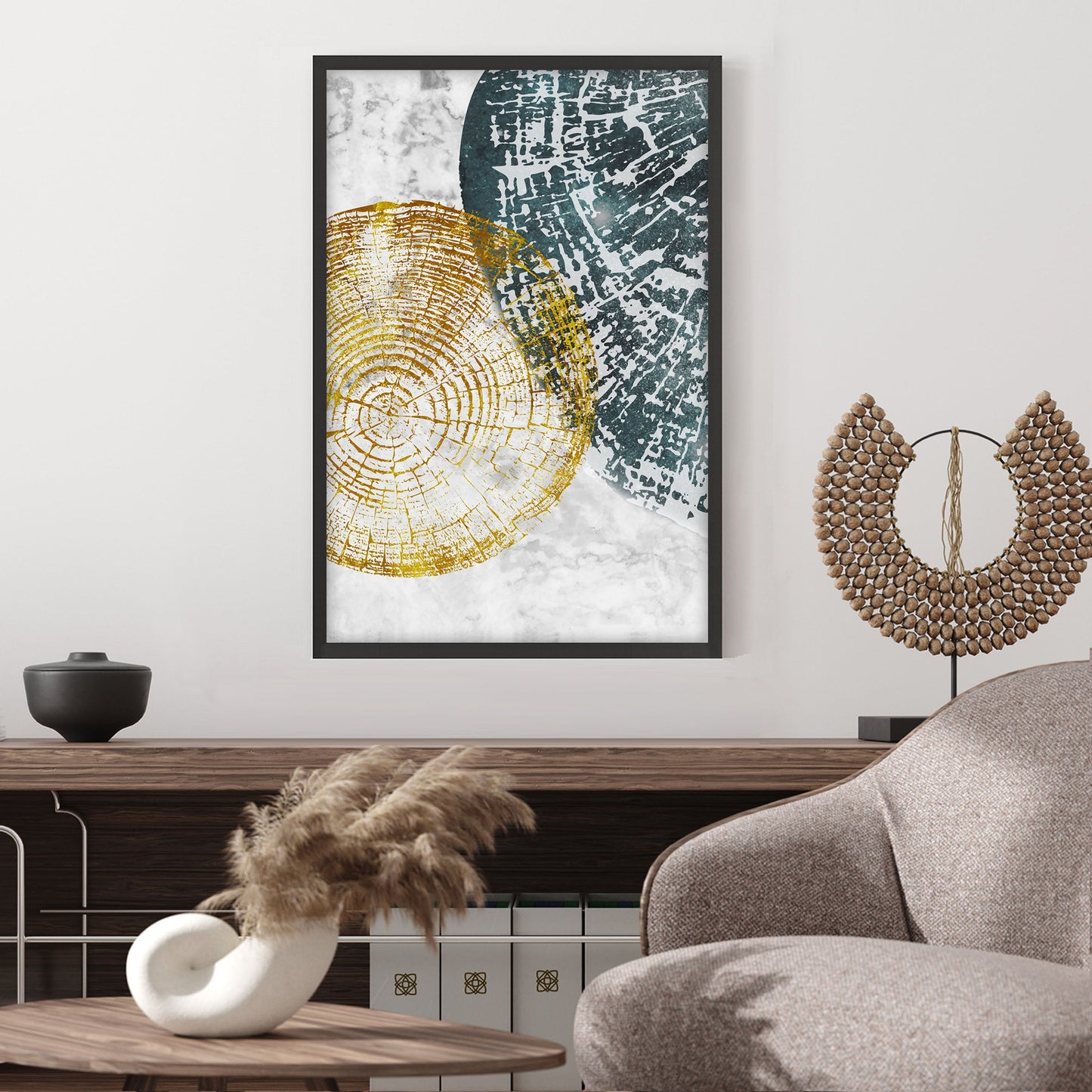 Ethan Taylor 'Tree Rings I' Framed Art Print