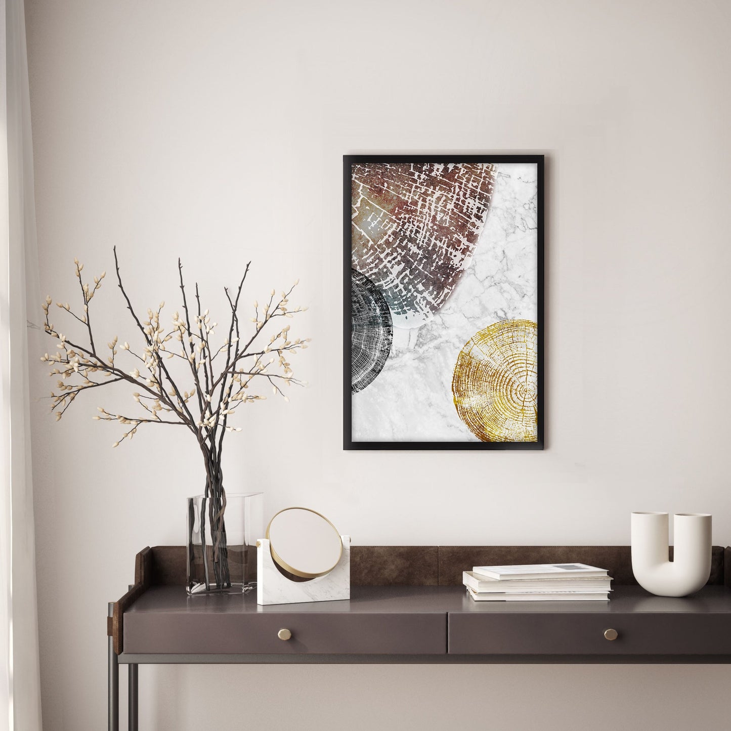 Ethan Taylor 'Tree Rings III' Framed Art Print