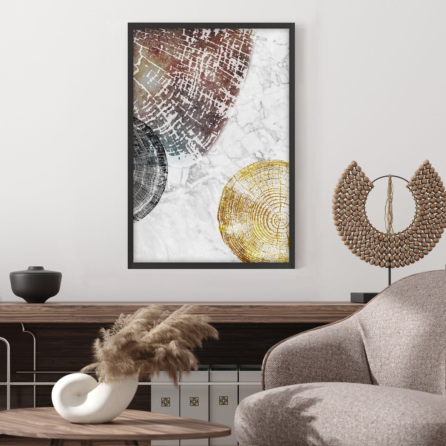 Ethan Taylor 'Tree Rings III' Framed Art Print