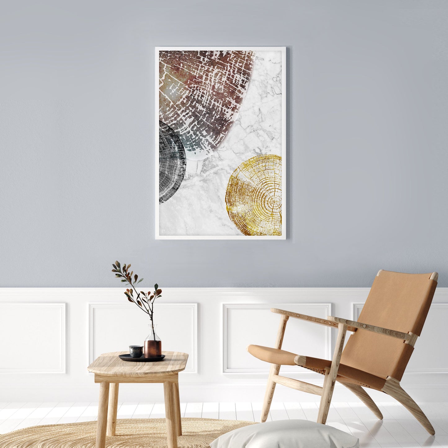 Ethan Taylor 'Tree Rings III' Framed Art Print