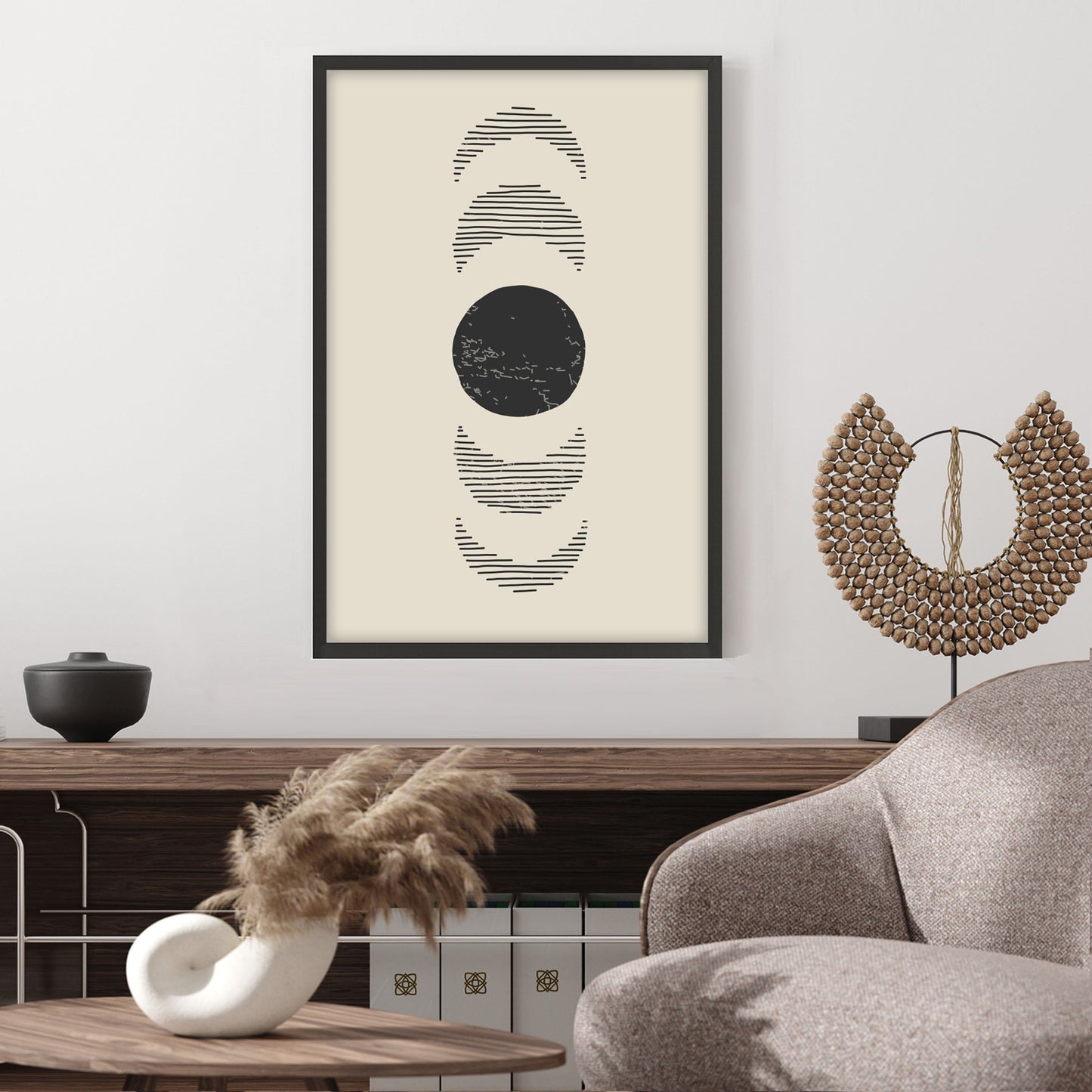 Ethan Taylor 'Moon Phases I' Framed Art Print