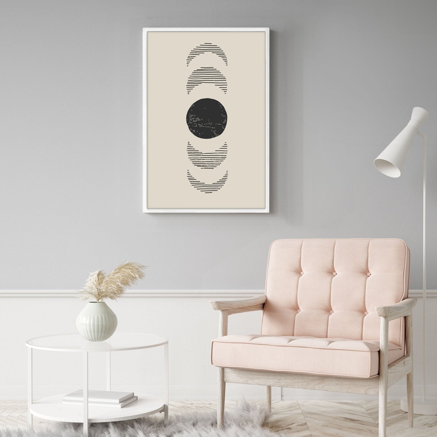 Ethan Taylor 'Moon Phases I' Framed Art Print