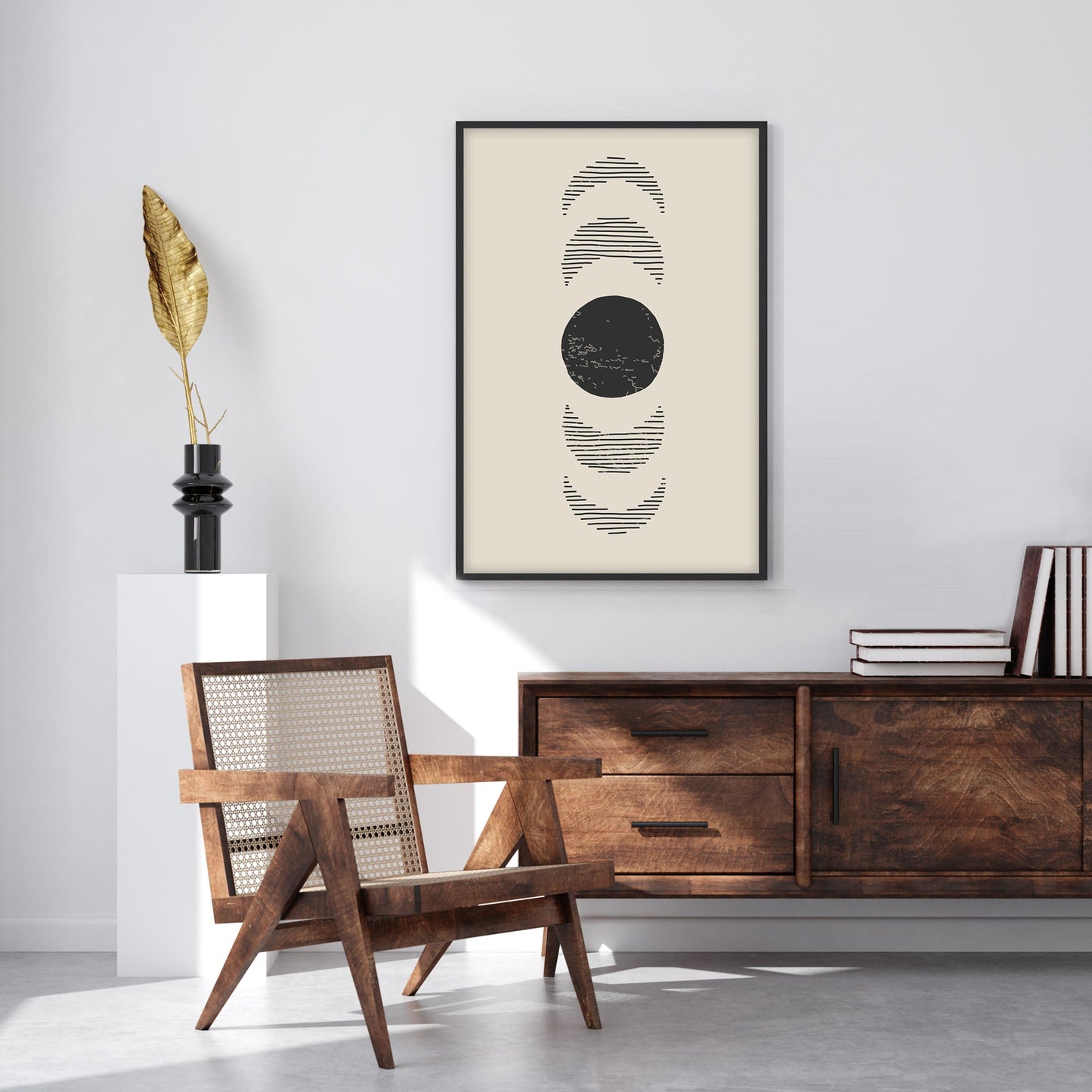 Ethan Taylor 'Moon Phases I' Framed Art Print