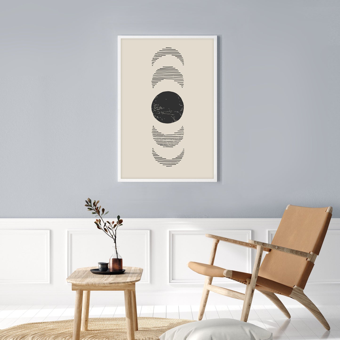 Ethan Taylor 'Moon Phases I' Framed Art Print