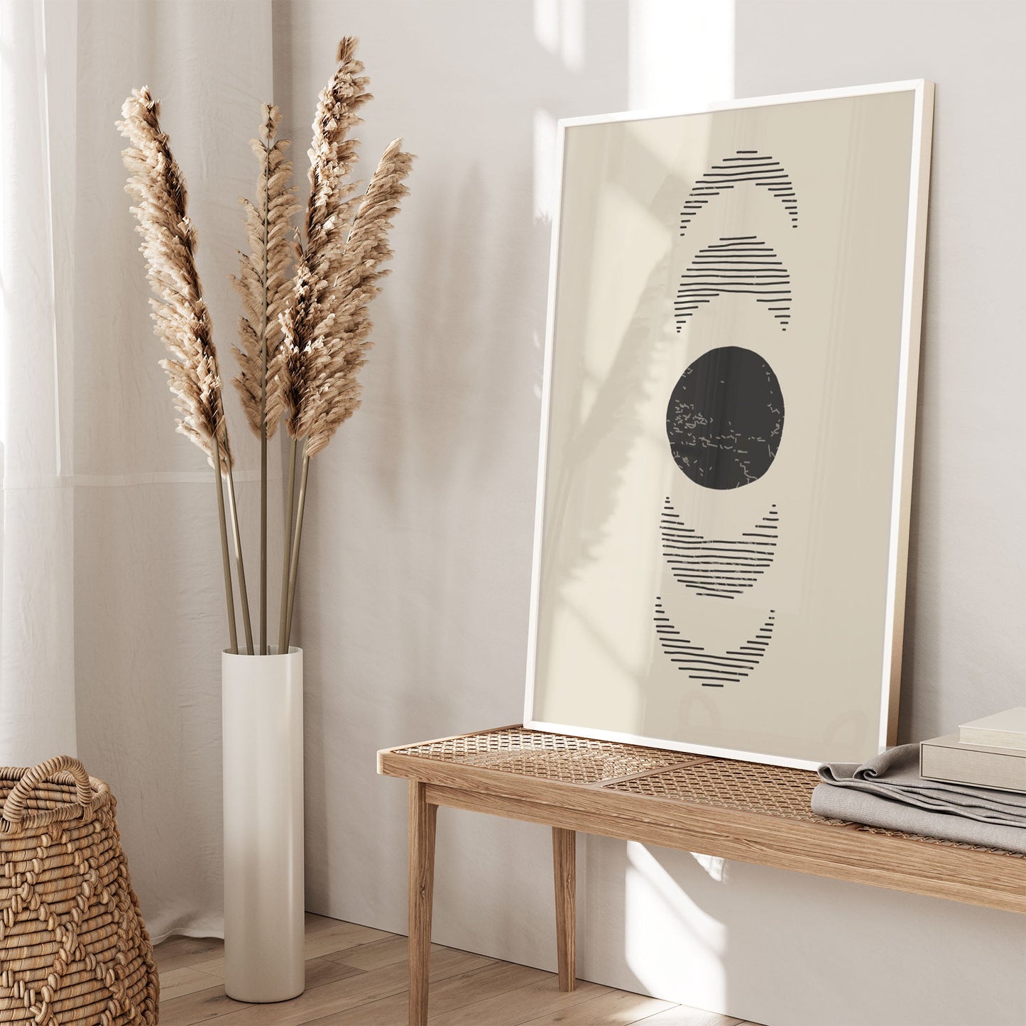 Ethan Taylor 'Moon Phases I' Framed Art Print