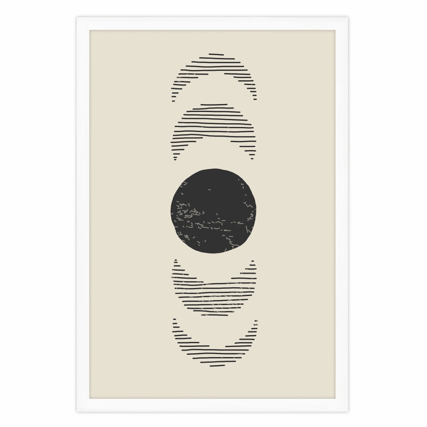 Ethan Taylor 'Moon Phases I' Framed Art Print