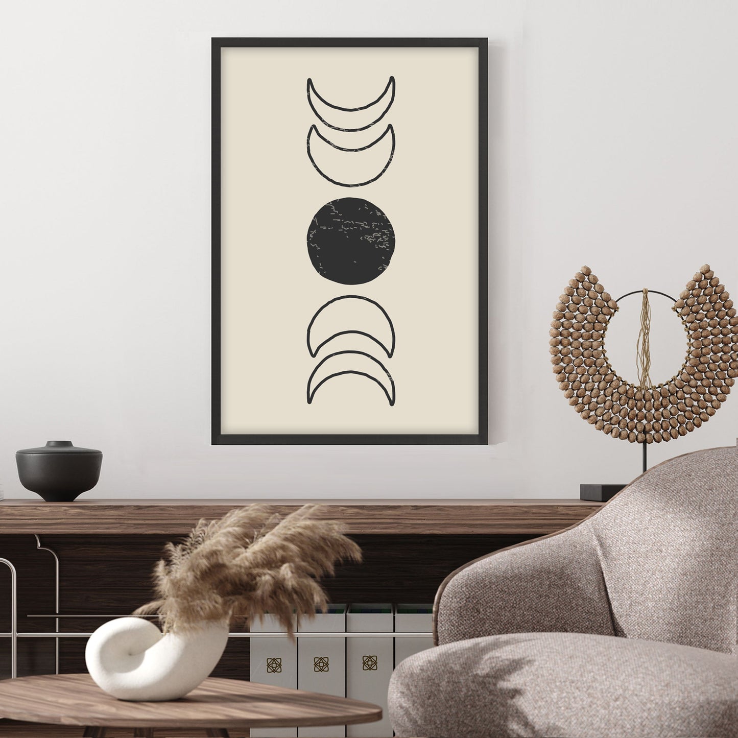 Ethan Taylor 'Moon Phases II' Framed Art Print