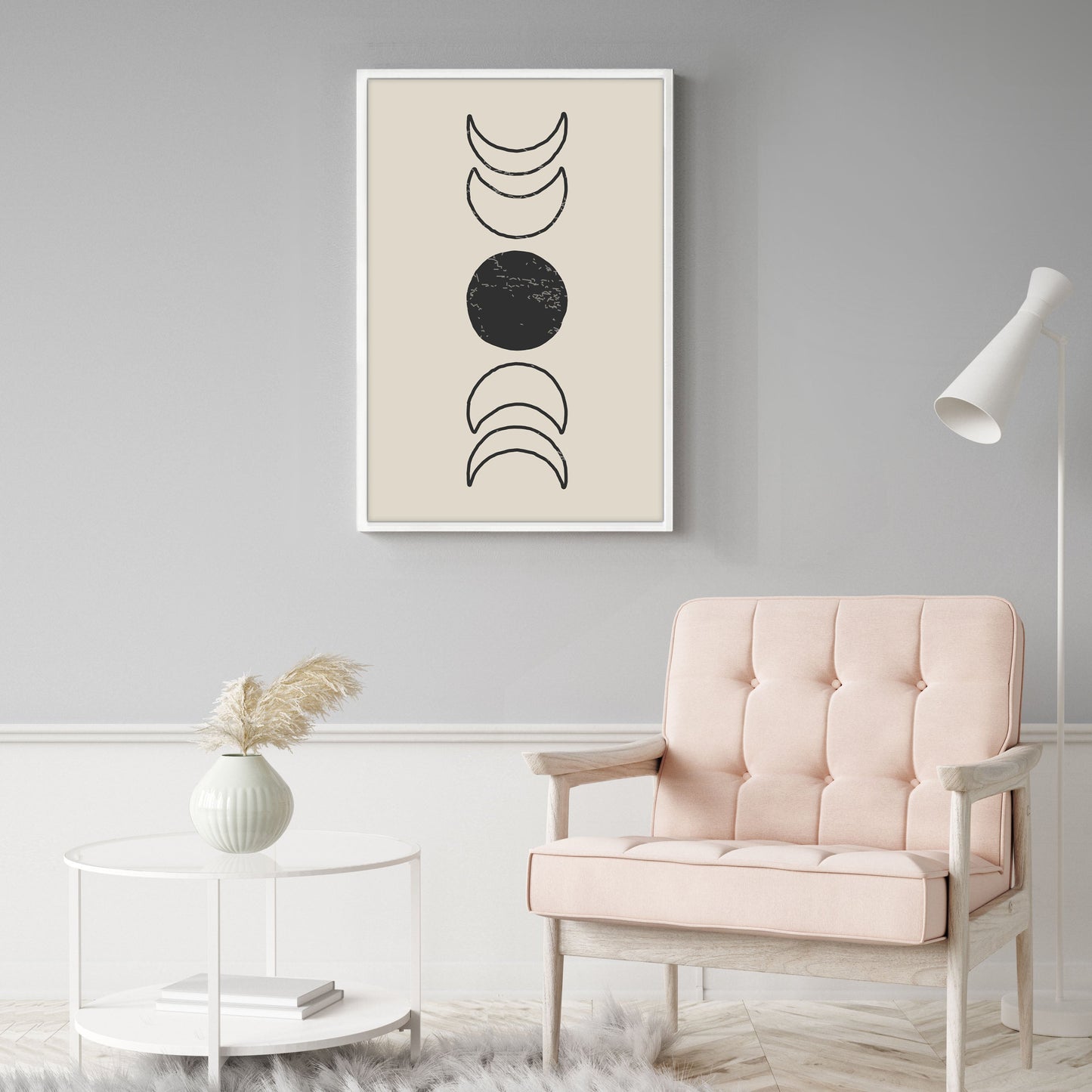 Ethan Taylor 'Moon Phases II' Framed Art Print