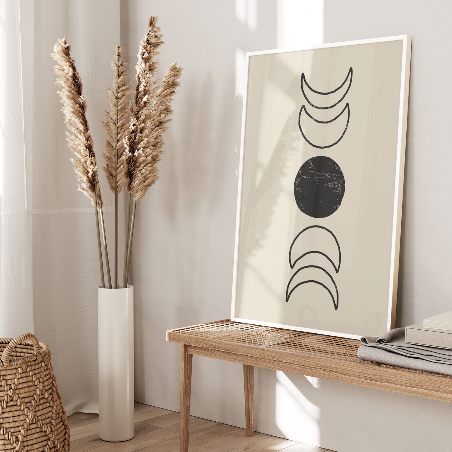 Ethan Taylor 'Moon Phases II' Framed Art Print