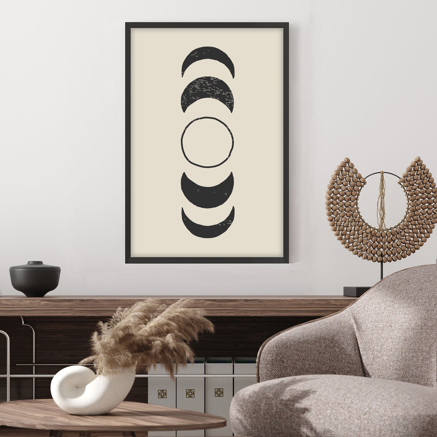 Ethan Taylor 'Moon Phases IV' Framed Art Print